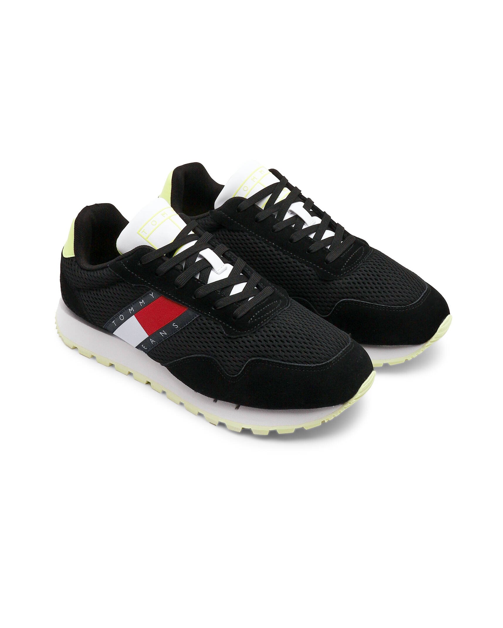 Tommy Jeans Sneakers RETRO RUNNER MESH cu adaos de piele