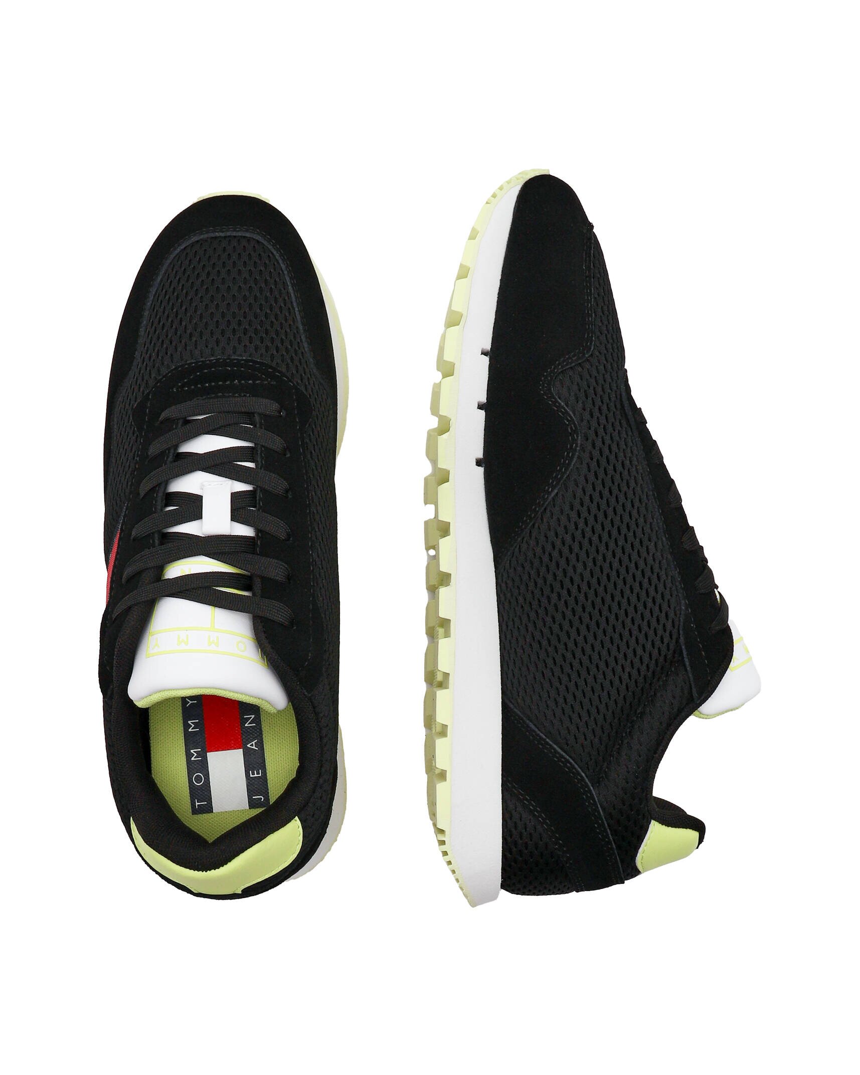 Tommy Jeans Sneakers RETRO RUNNER MESH cu adaos de piele
