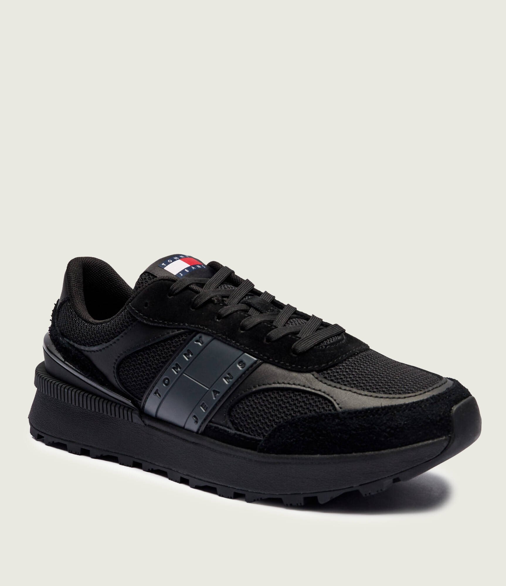 Tommy Jeans Sneakers TJM TECHNICAL RUNNER ESS cu adaos de piele