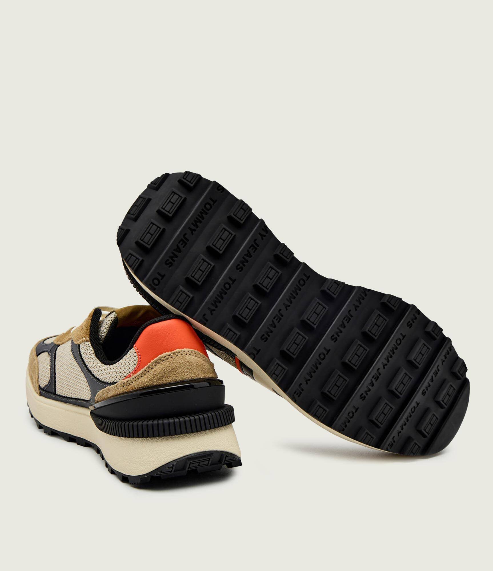 Tommy Jeans Sneakers TJM TECHNICAL RUNNER ESS | piele întoarsă
