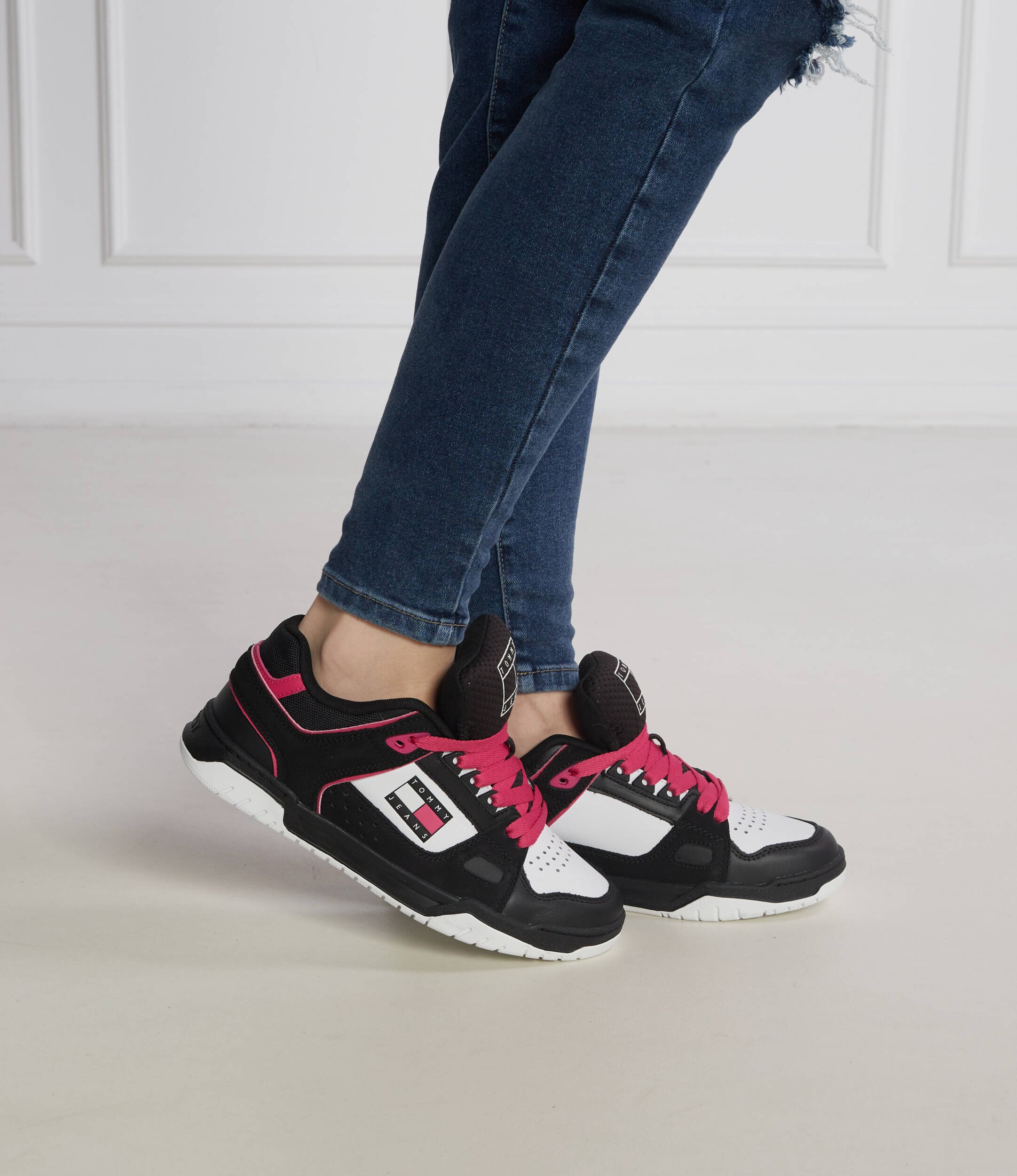 Tommy Jeans Teniși din piele