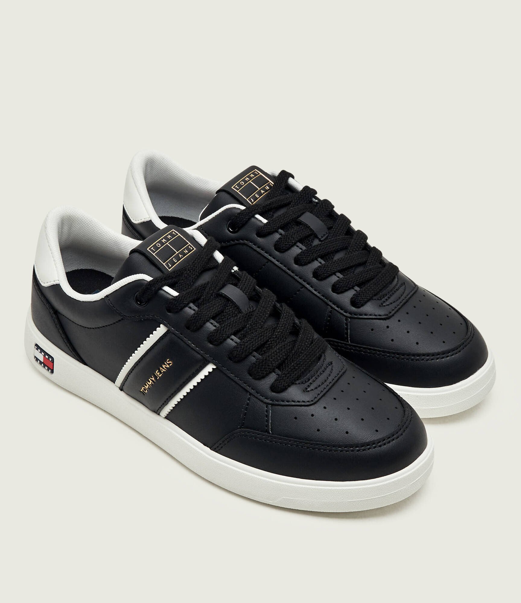 Tommy Jeans Teniși din piele Lightweight Flag Court