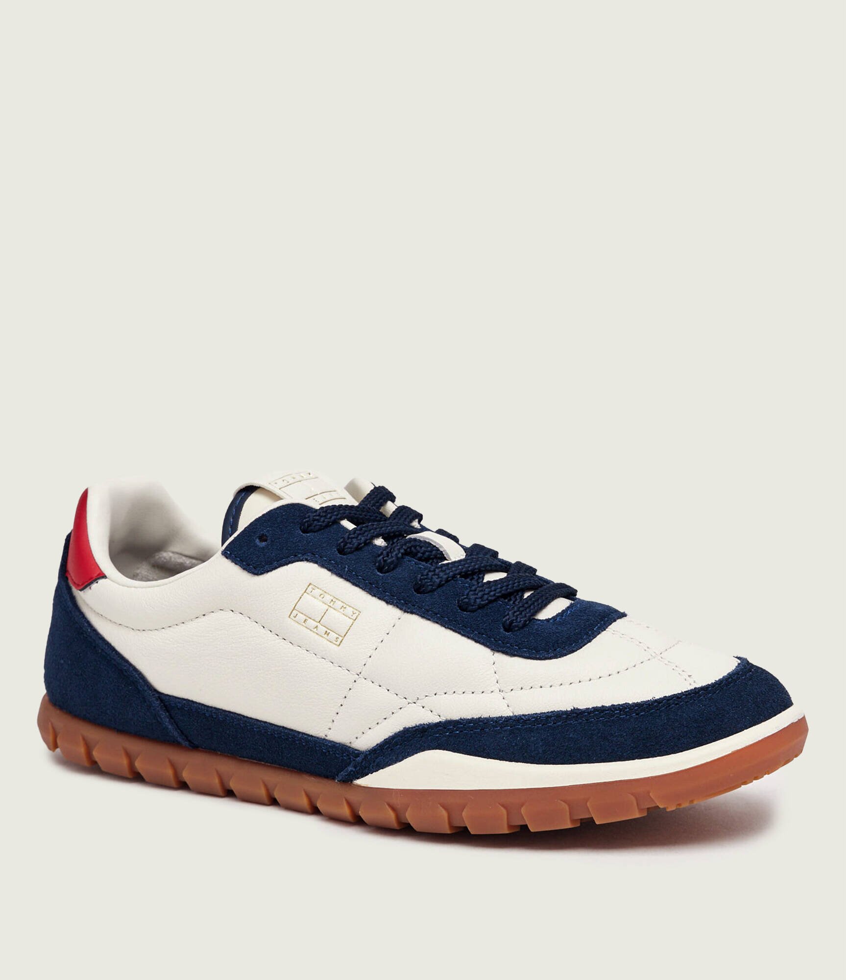 Tommy Jeans Teniși din piele Low Runner | piele întoarsă
