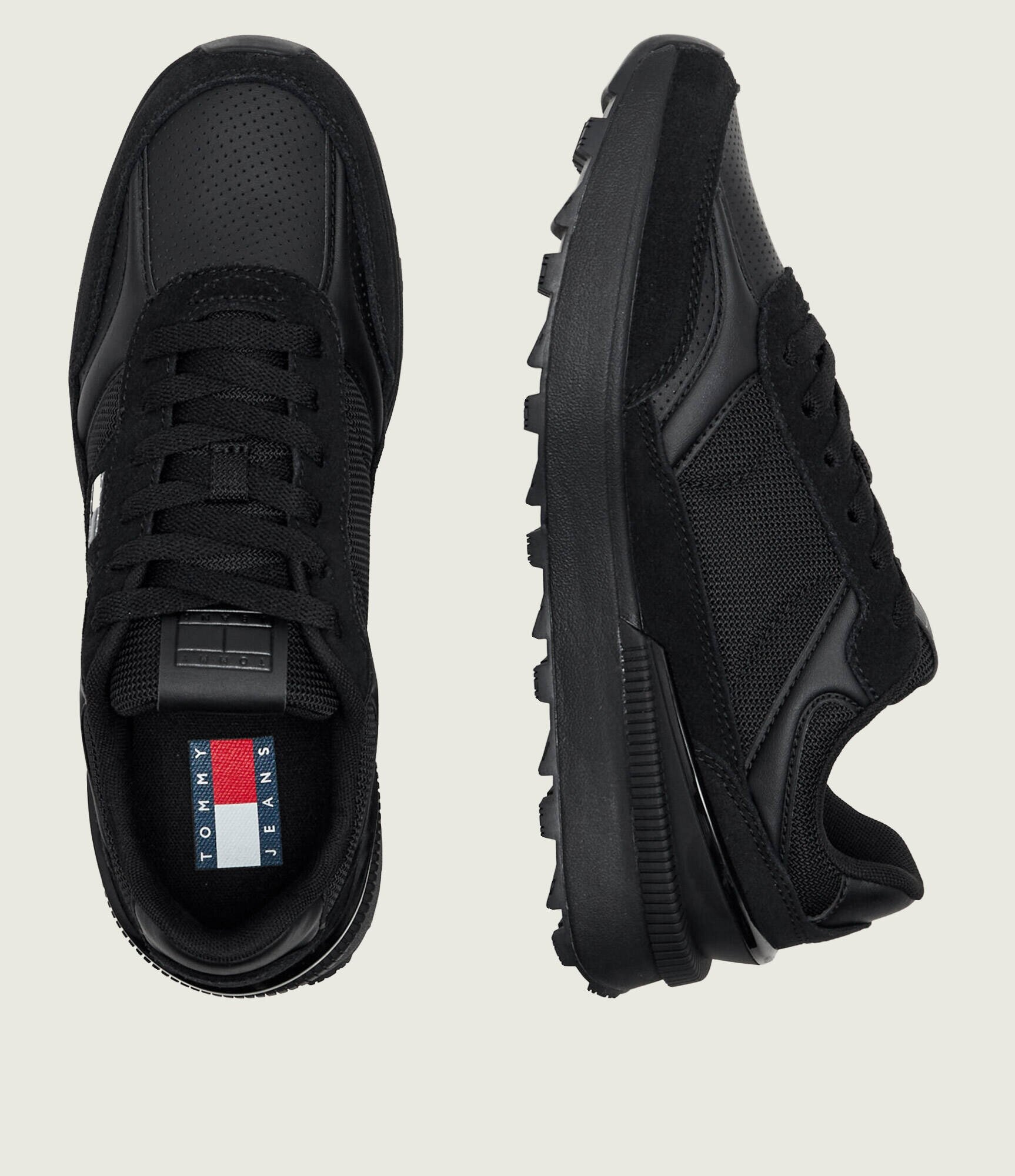 Tommy Jeans Teniși din piele Mix Runner | piele întoarsă