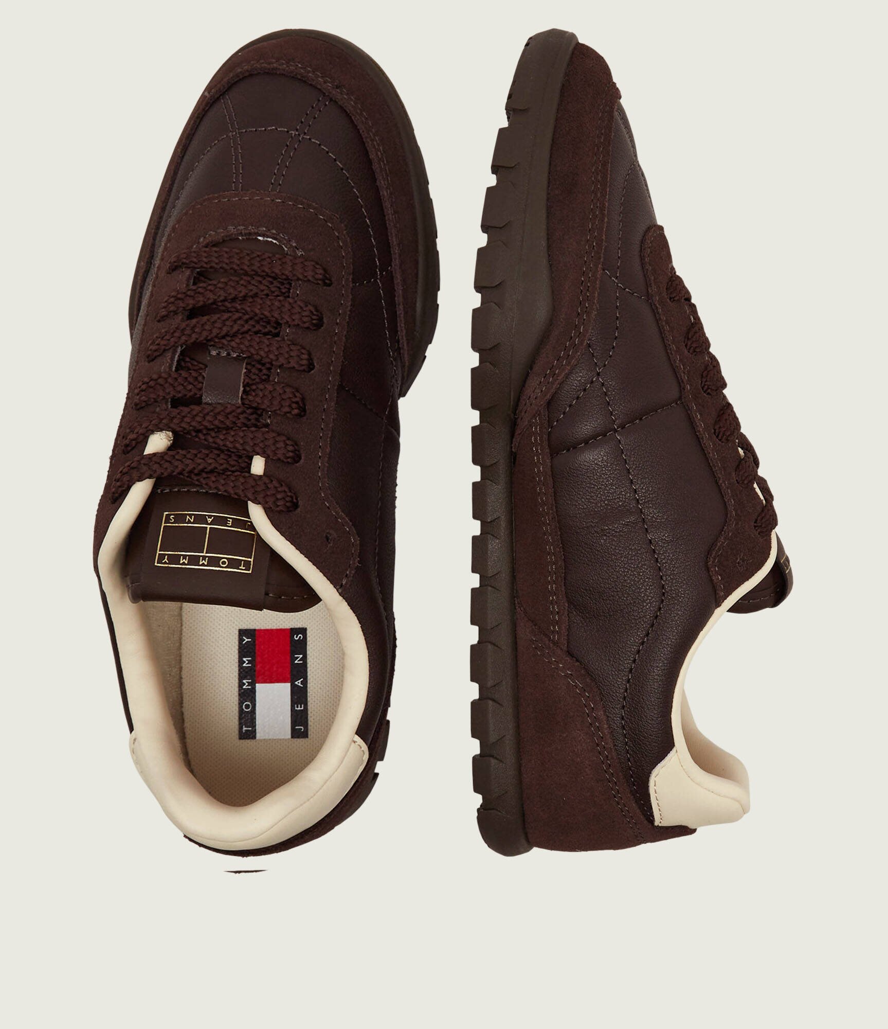 Tommy Jeans Teniși din piele | piele întoarsă