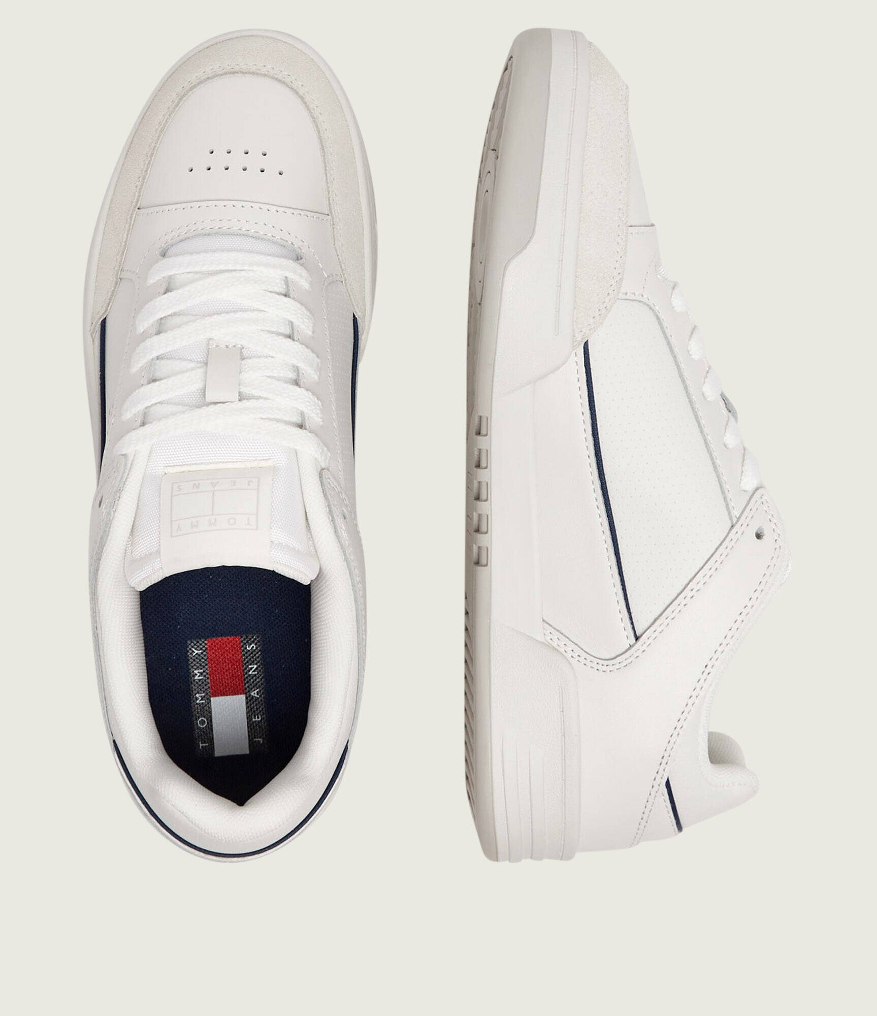 Tommy Jeans Teniși din piele | piele întoarsă
