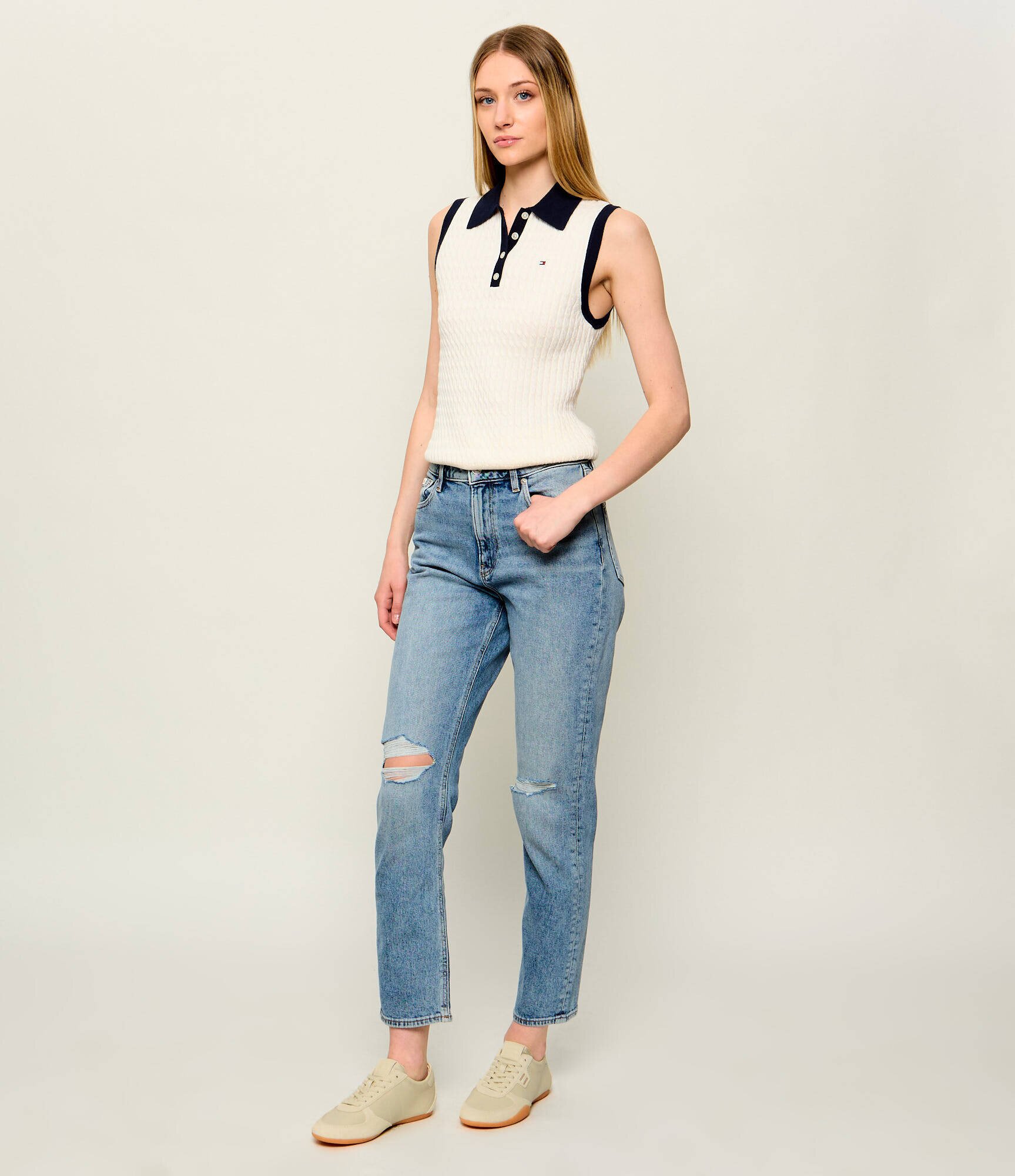 Tommy Jeans Teniși din piele | piele întoarsă