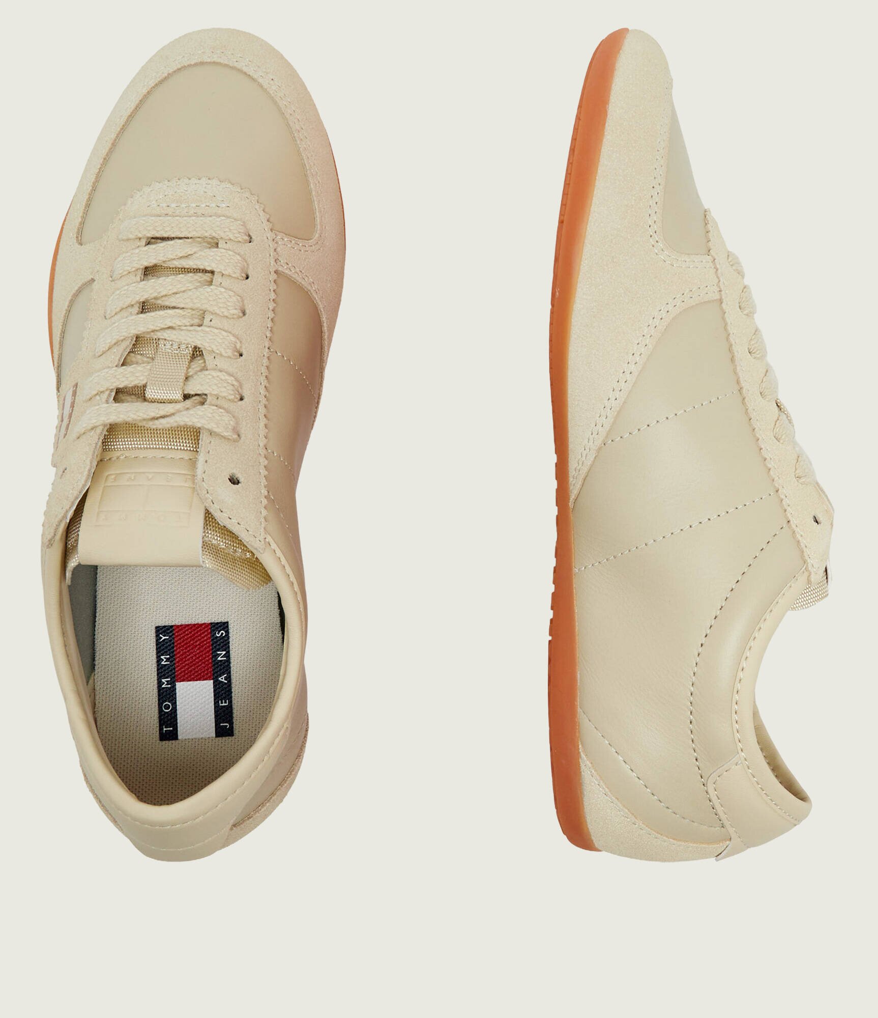 Tommy Jeans Teniși din piele | piele întoarsă