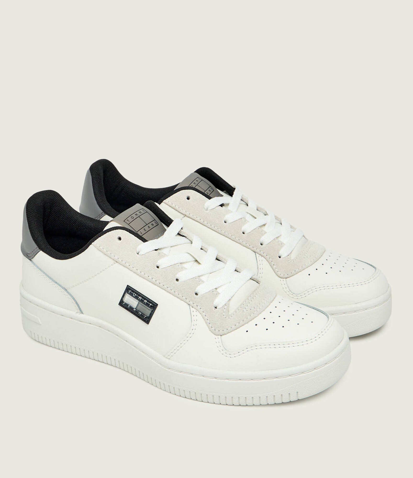 Tommy Jeans Teniși din piele RETRO BASKET
