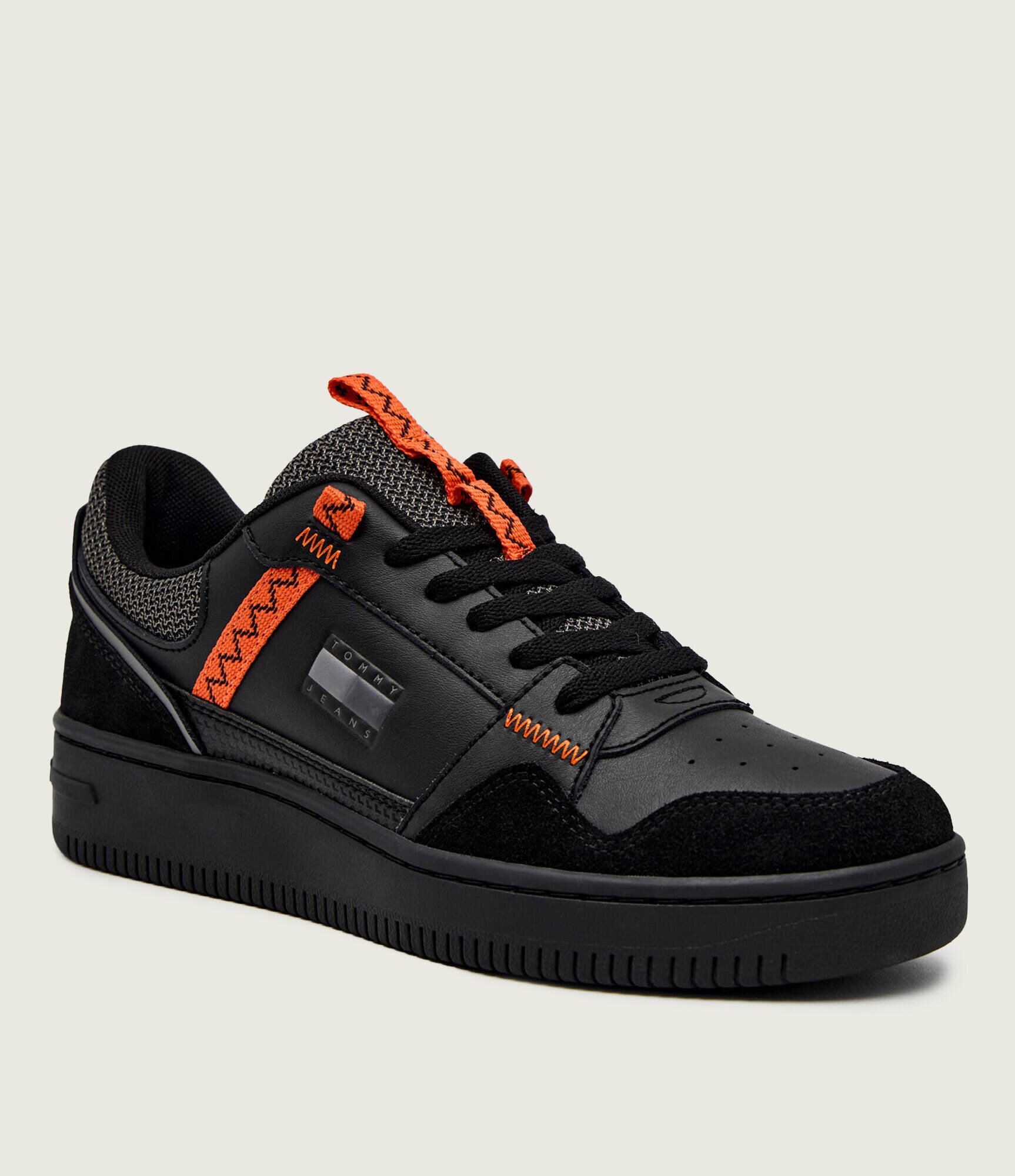 Tommy Jeans Teniși din piele RETRO BASKET