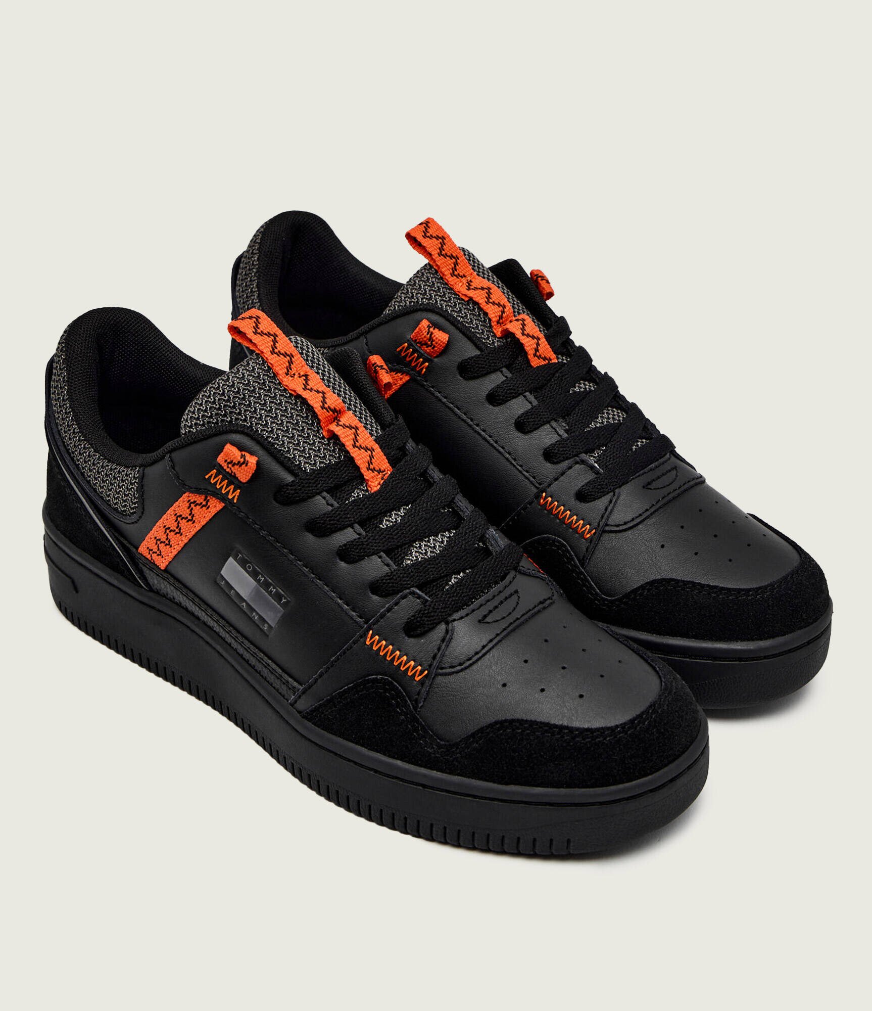 Tommy Jeans Teniși din piele RETRO BASKET