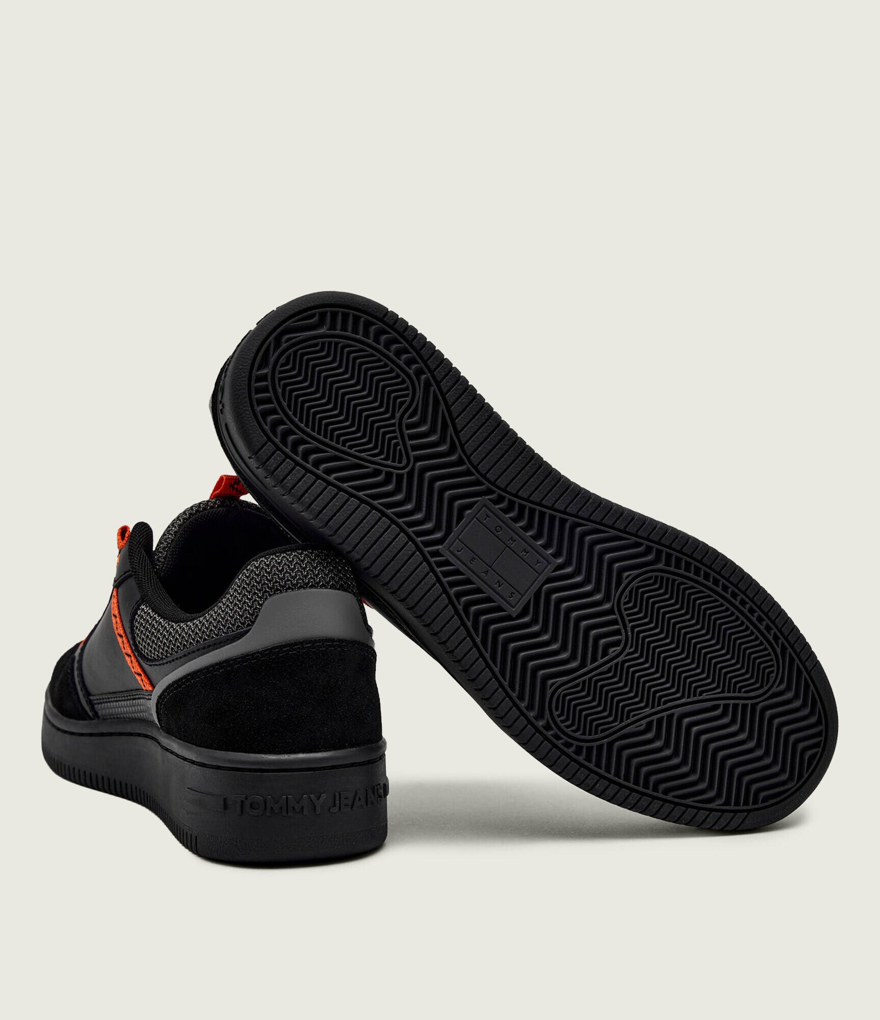 Tommy Jeans Teniși din piele RETRO BASKET