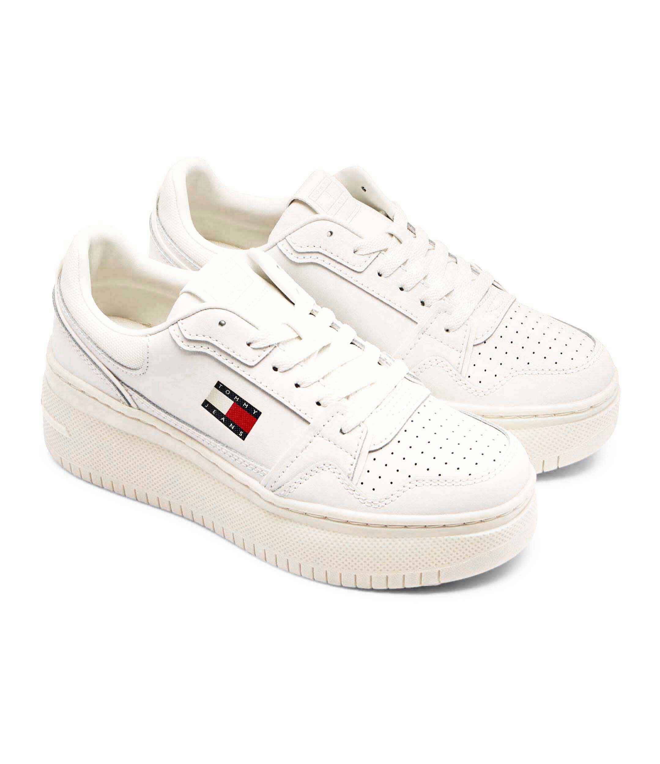 Tommy Jeans Teniși din piele Retro Basket