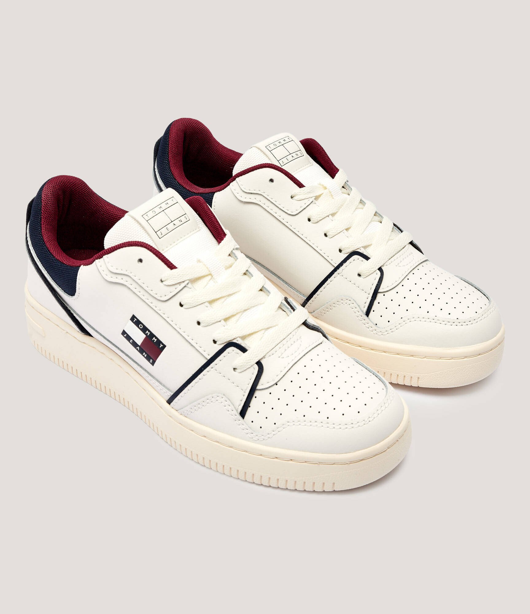 Tommy Jeans Teniși din piele RETRO BASKET