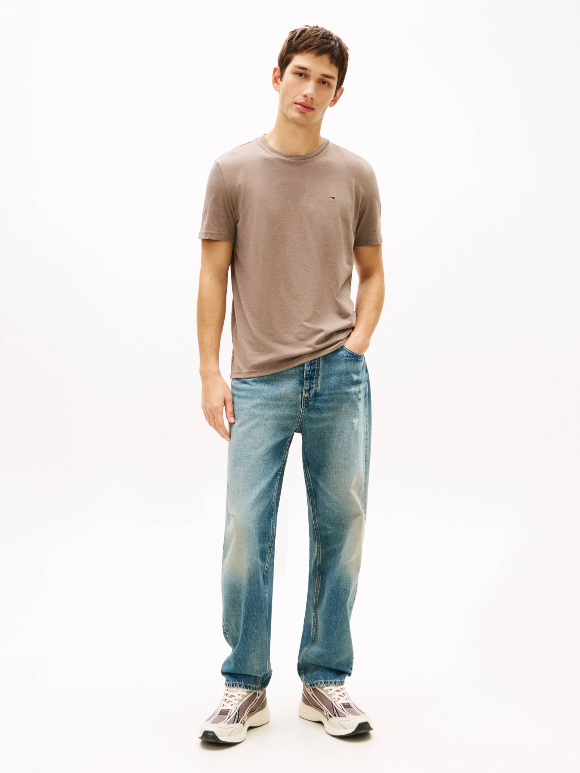 Tommy Jeans Tricou Jaspe | Extra slim fit