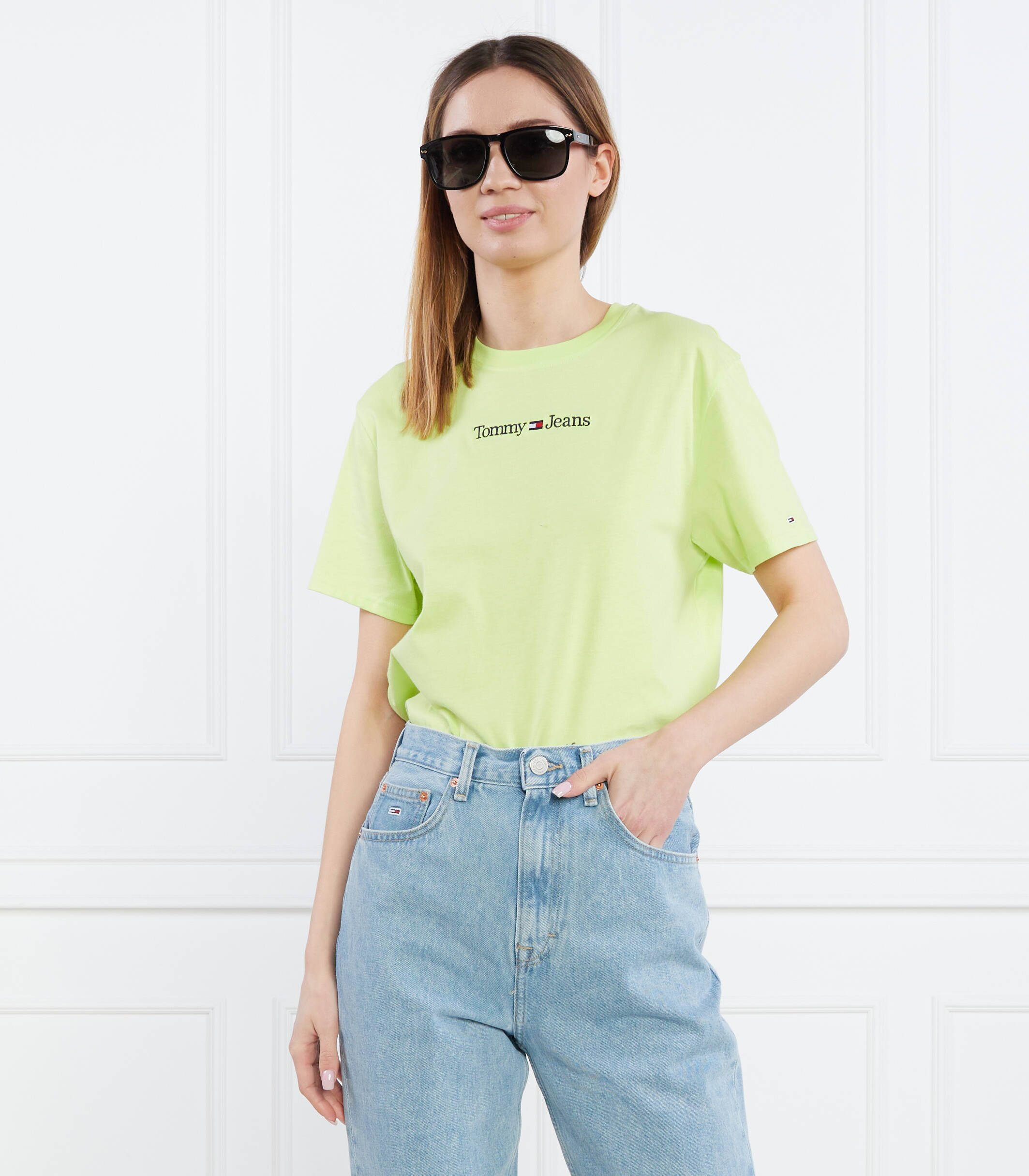 Tommy Jeans Tricou SERIF LINEAR | Regular Fit