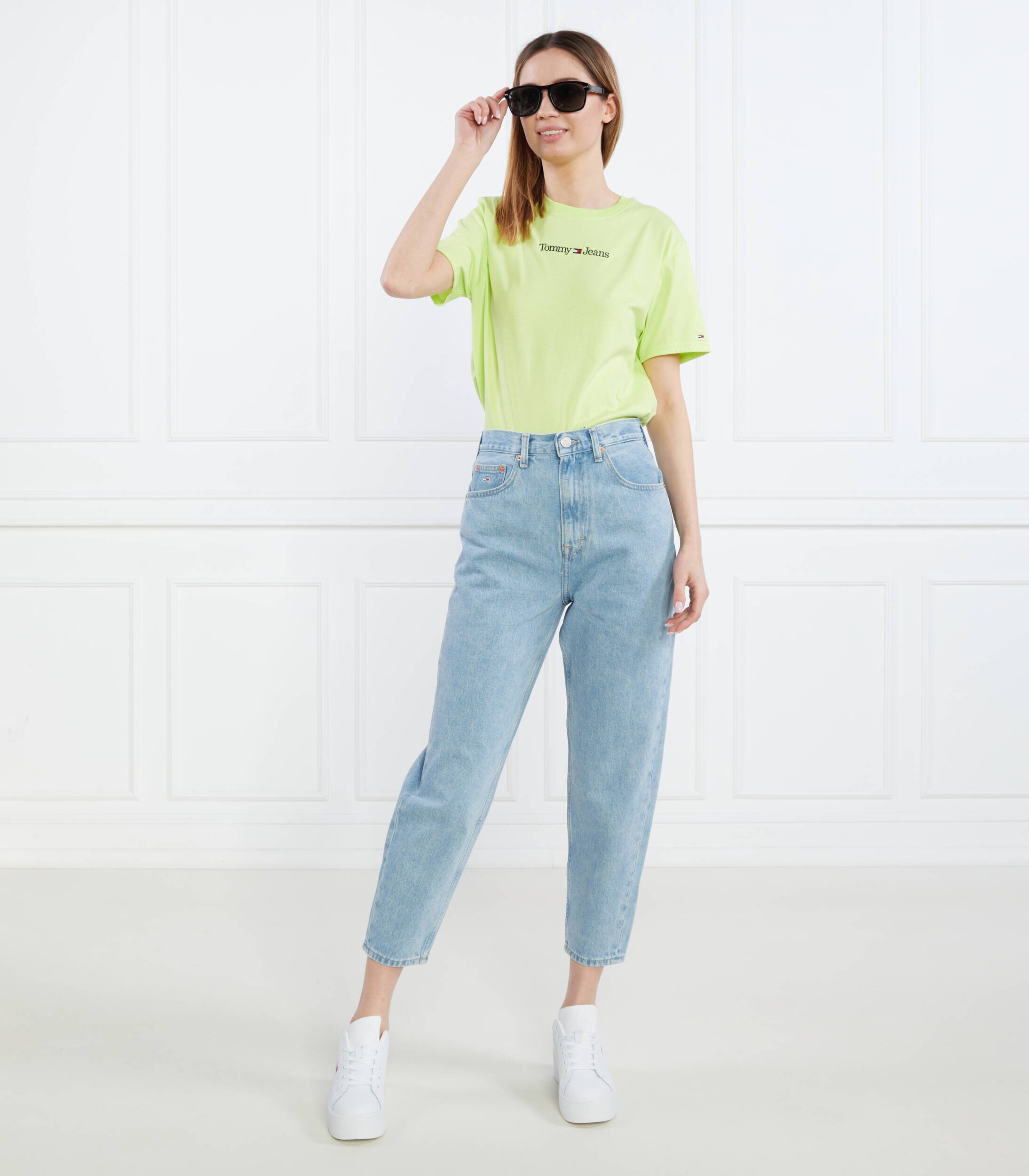 Tommy Jeans Tricou SERIF LINEAR | Regular Fit