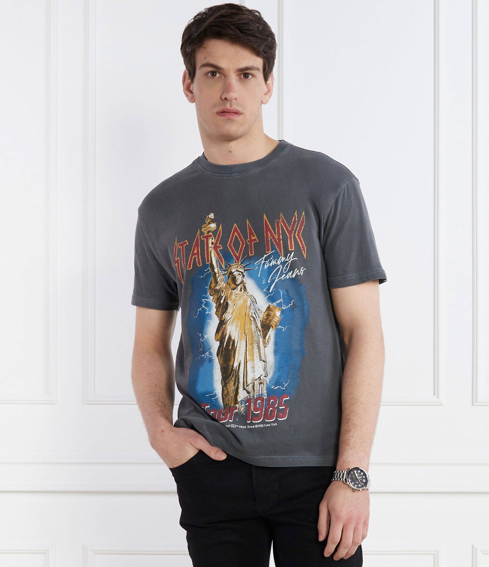 Tommy Jeans Tricou STATE OF NYC | Regular Fit