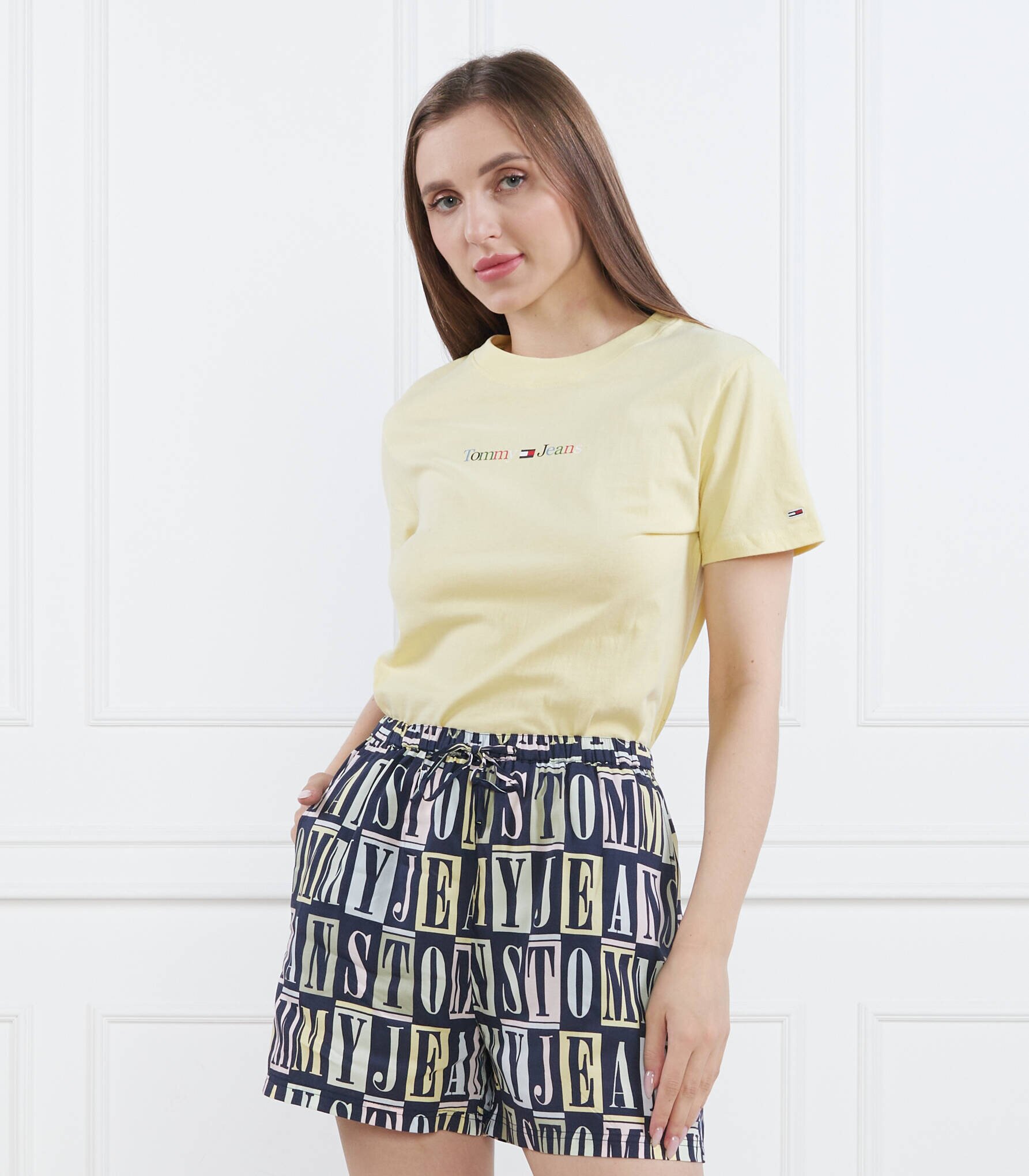 Tommy Jeans Tricou TJW REG COLOR SERIF LINEAR SS | Regular Fit