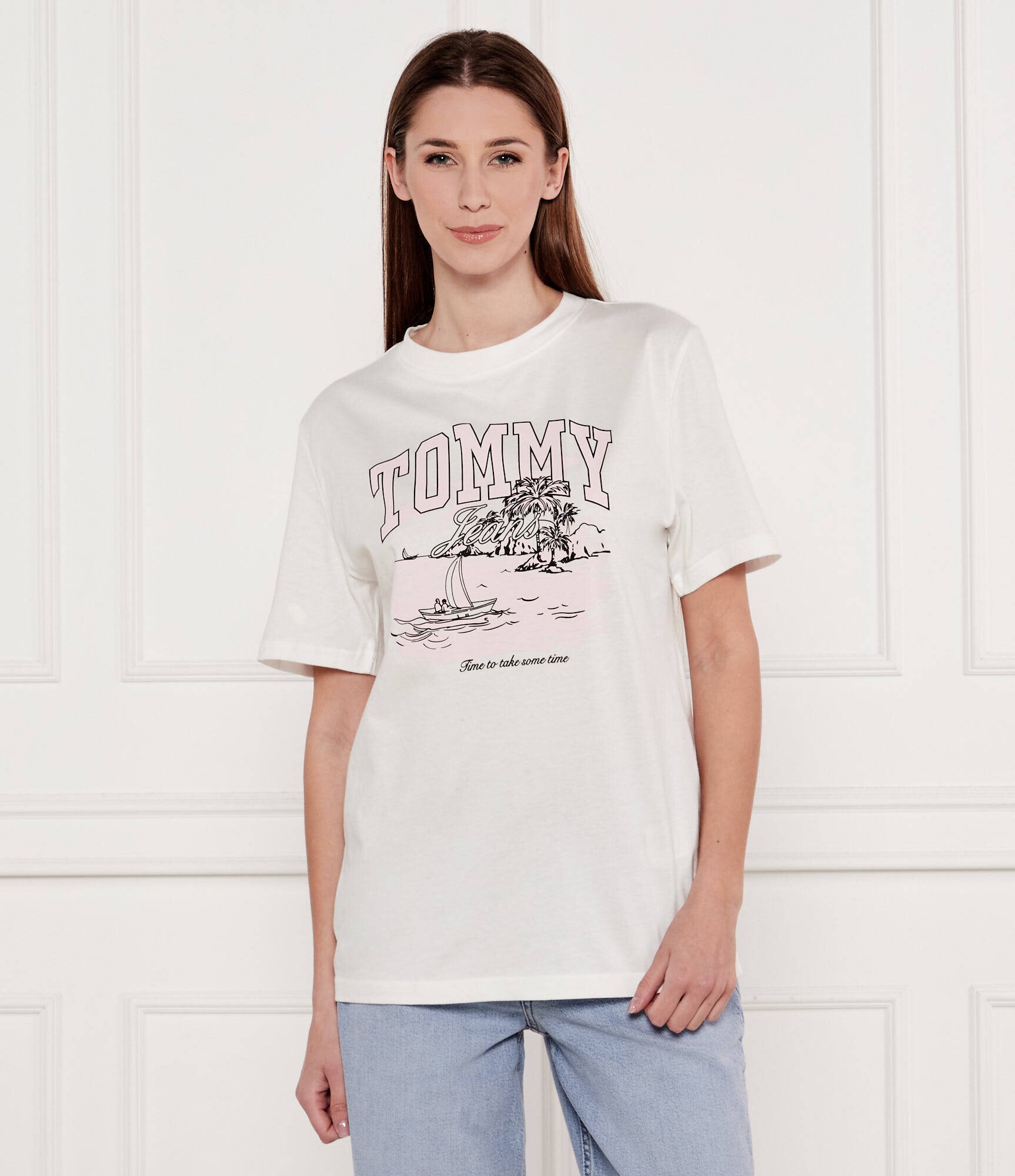 Tommy Jeans Tricou TONAL TROPICS | Loose fit