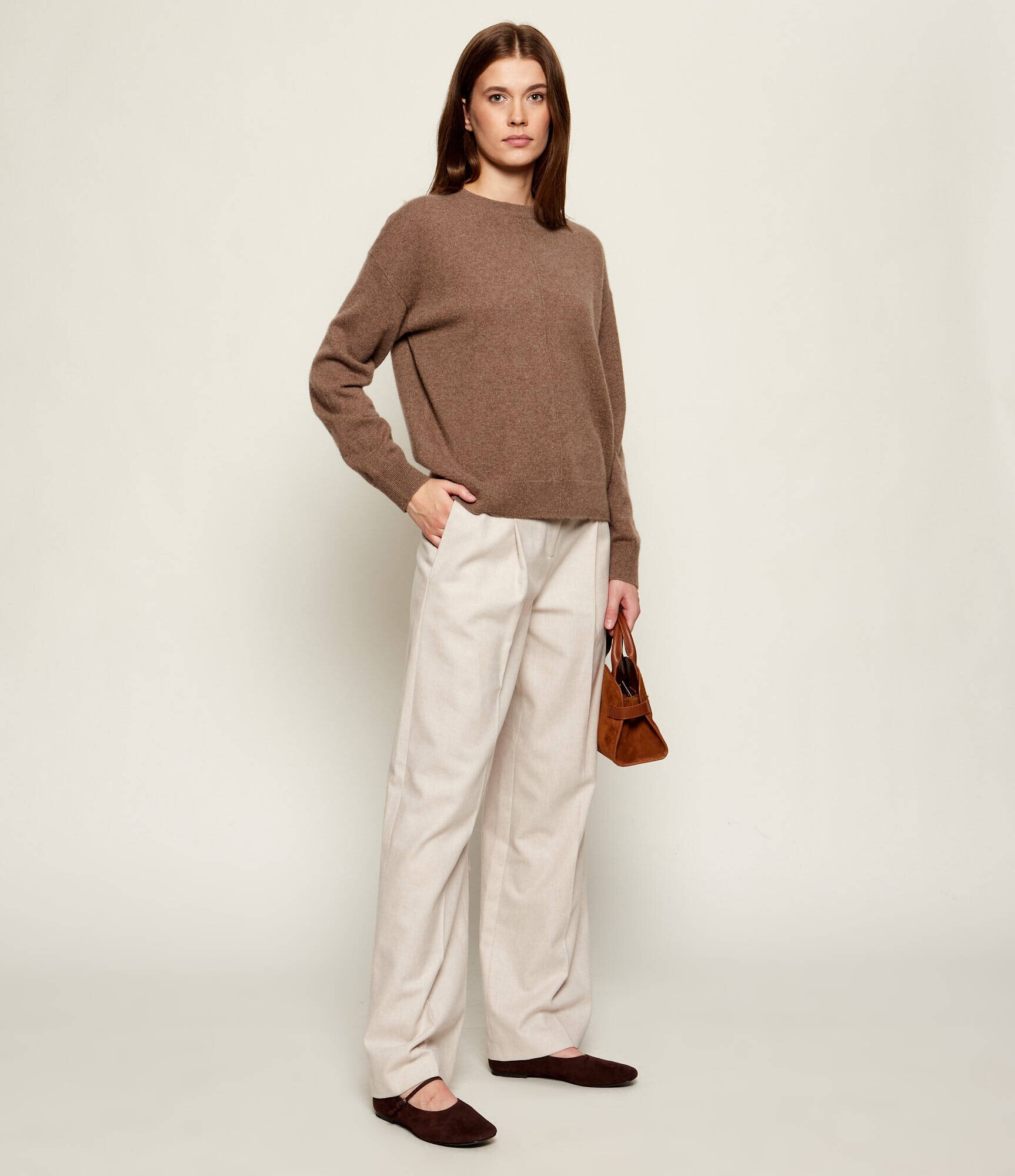 Tory Burch Balerini Mary Jane | piele întoarsă