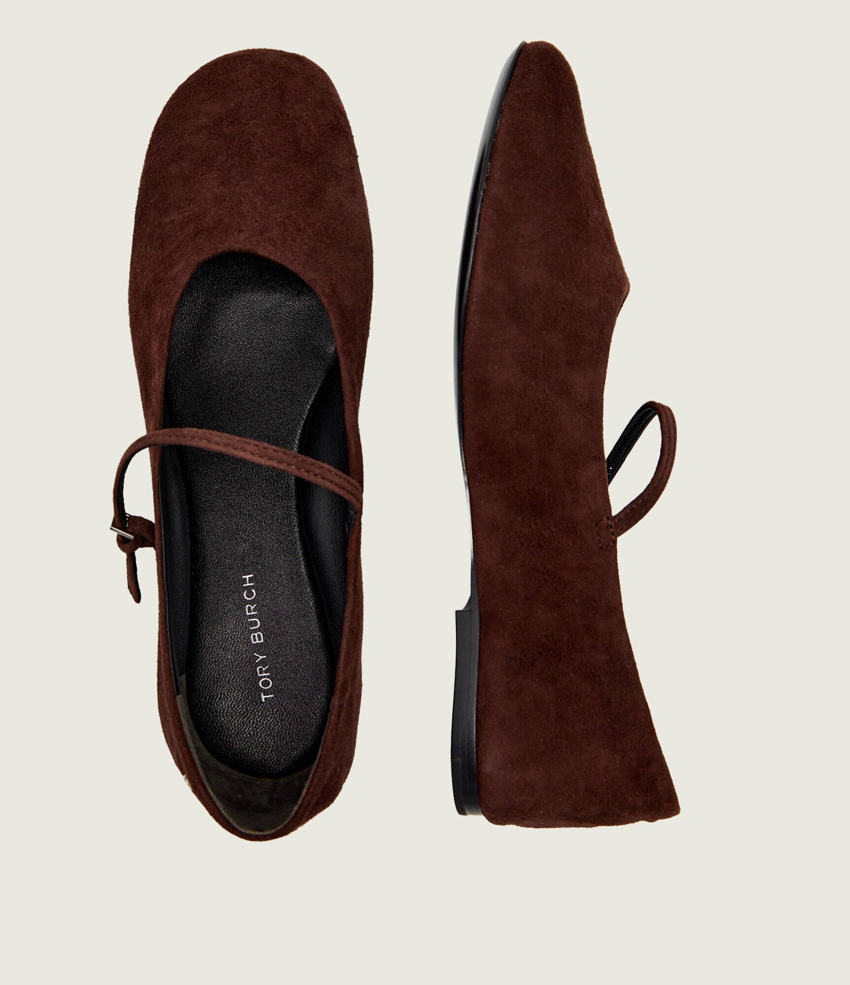 Tory Burch Balerini Mary Jane | piele întoarsă