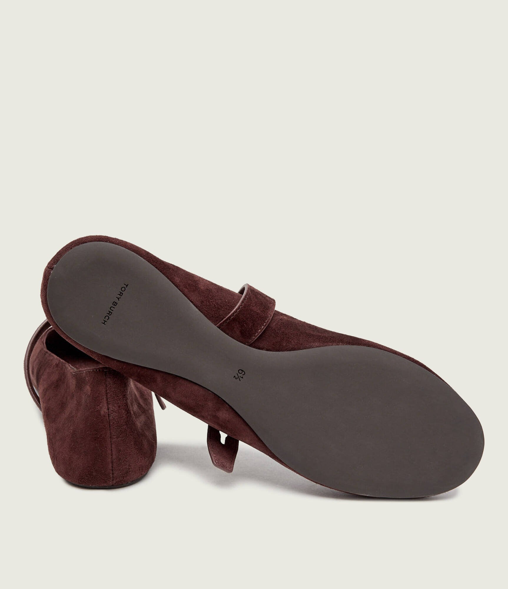 Tory Burch Balerini Romy Mary Jane | piele întoarsă