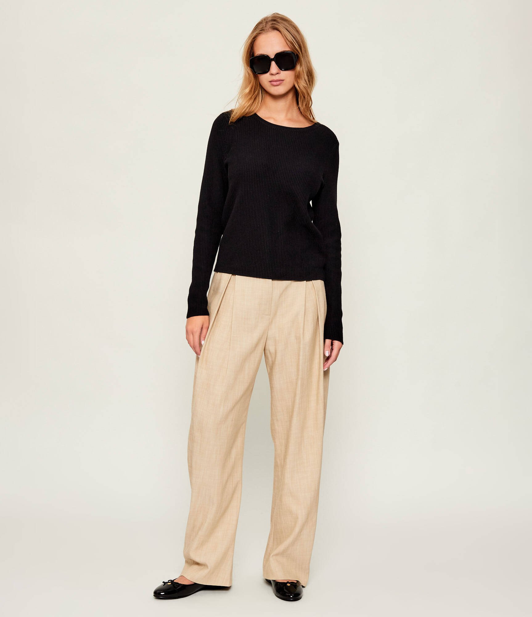 Tory Burch De piele balerini CAP-TOE