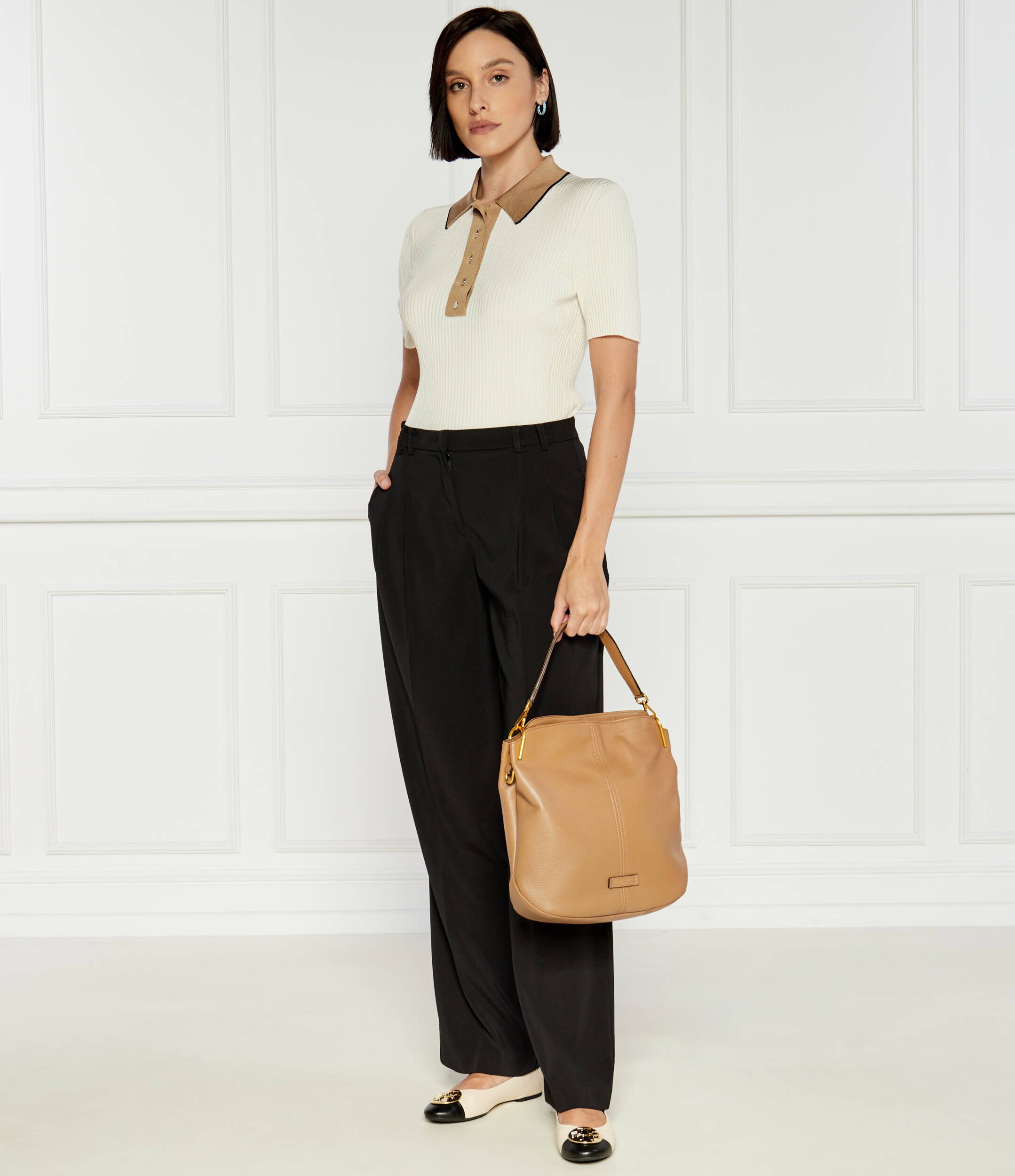 Tory Burch De piele balerini Claire