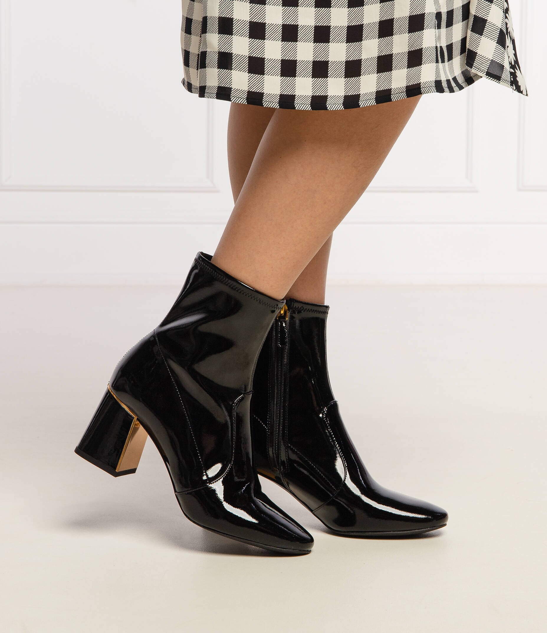 Tory Burch De piele botine cu toc Gigi