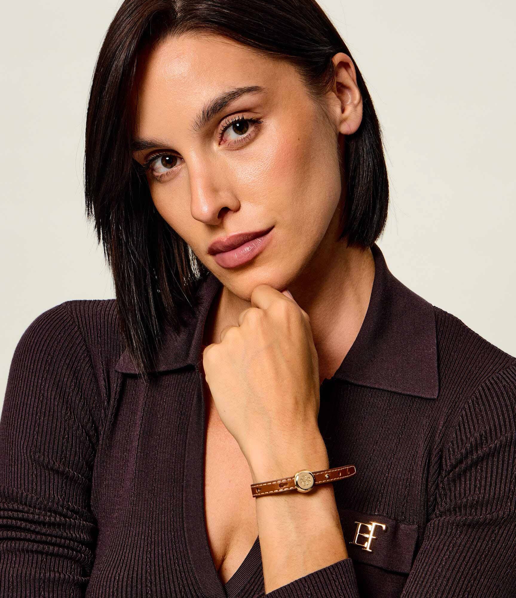 Tory Burch De piele brățară Icon
