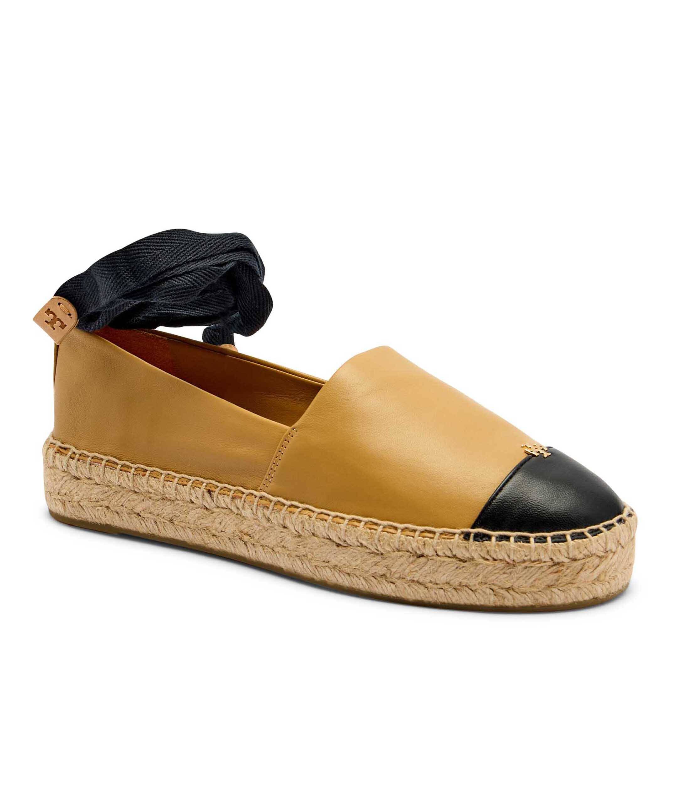 Tory Burch De piele espadrile Cap-Toe