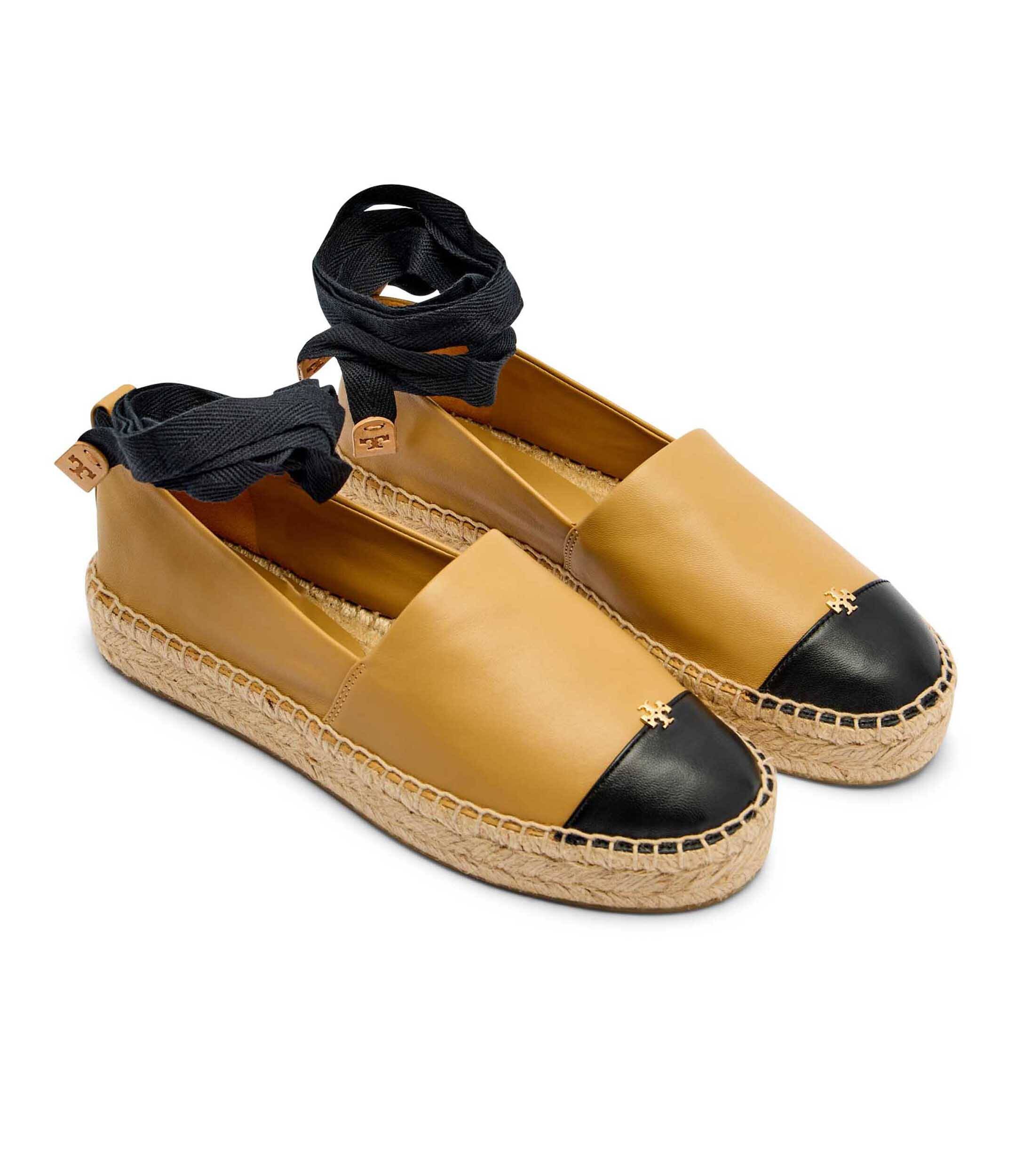 Tory Burch De piele espadrile Cap-Toe