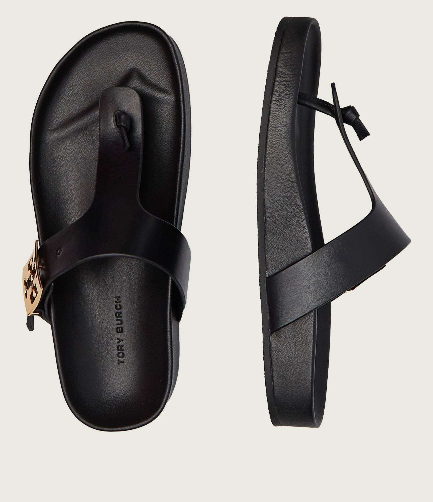 Tory Burch De piele flip flops