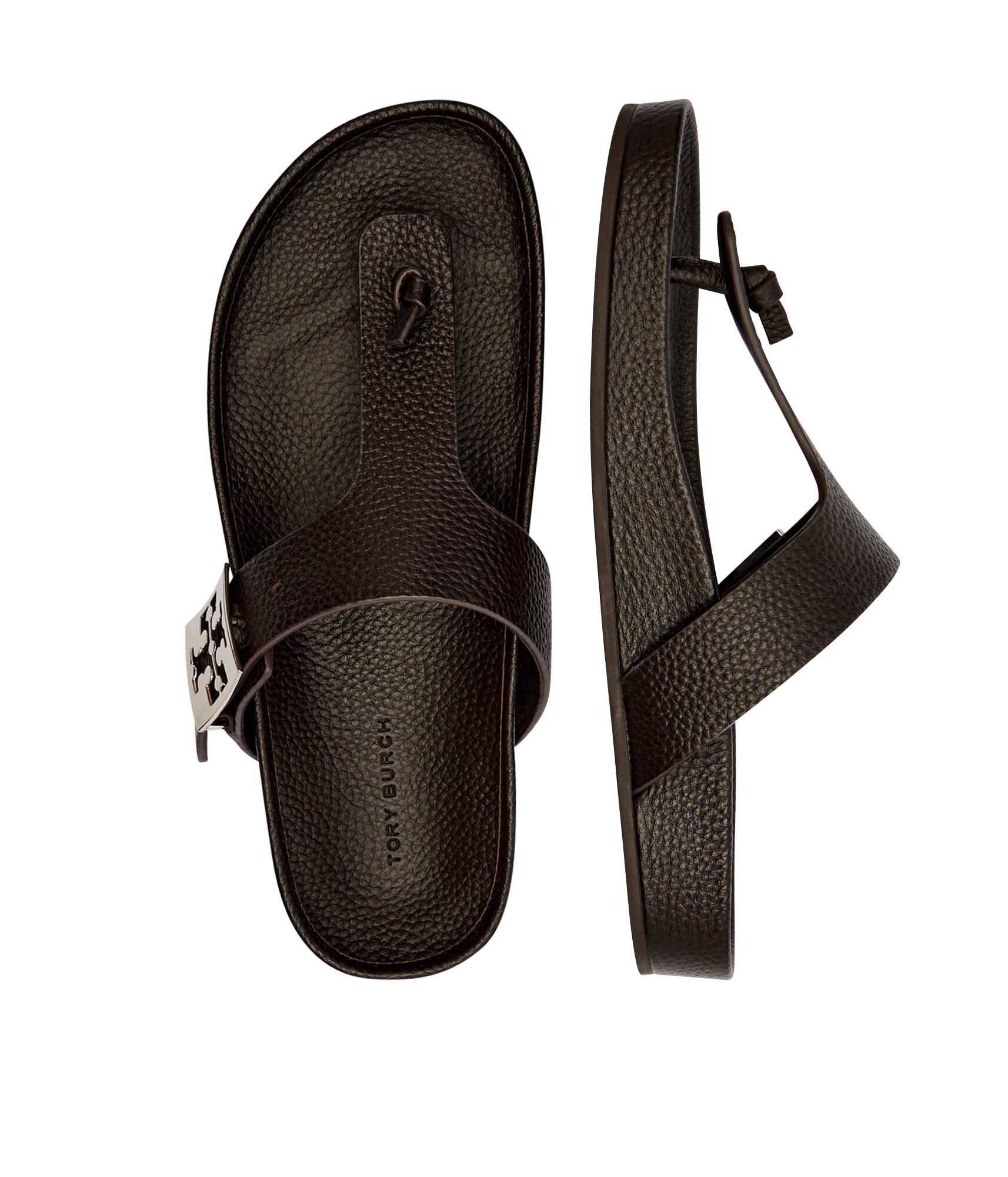 Tory Burch De piele flip flops Mellow