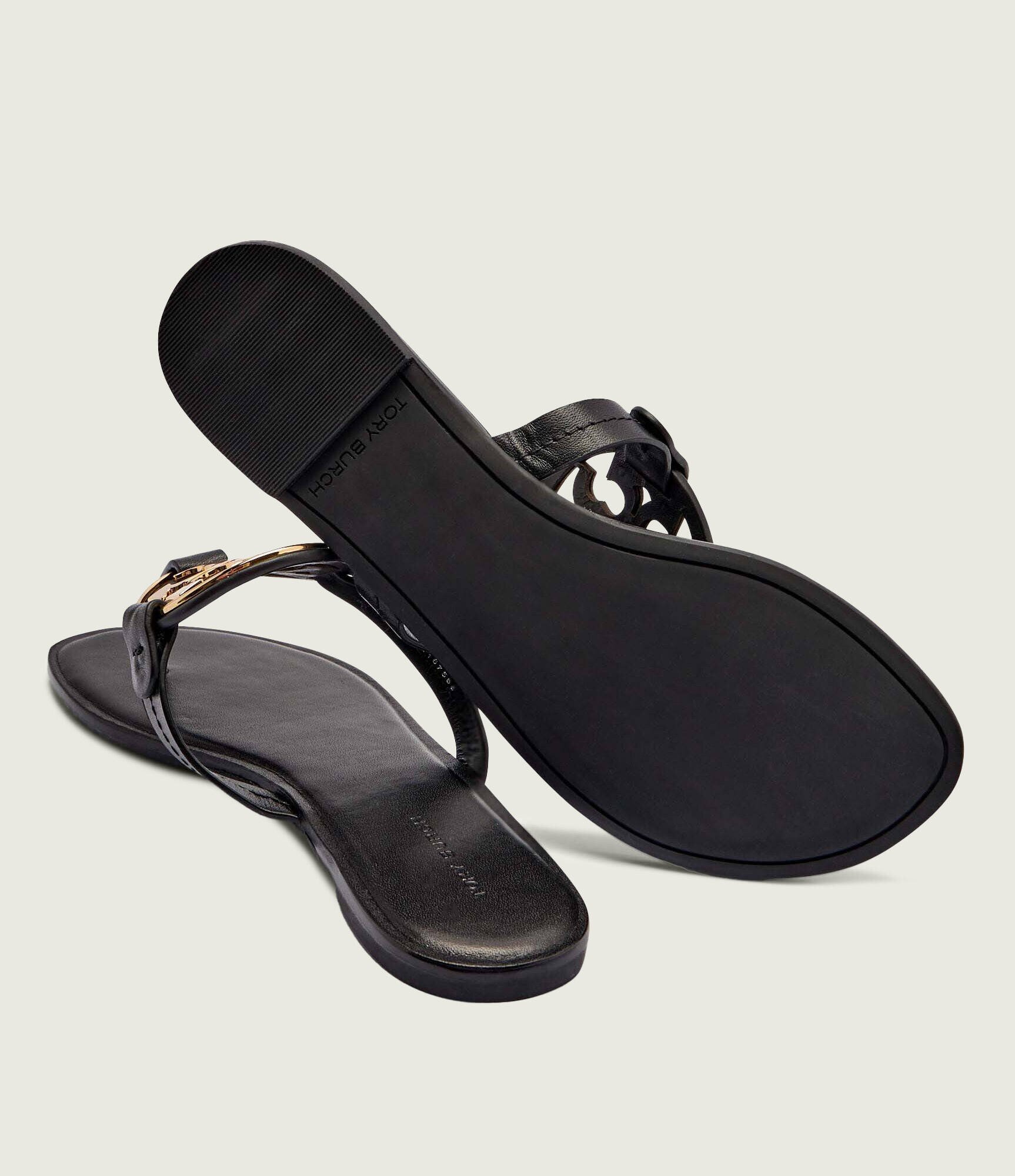 Tory Burch De piele flip flops METAL MILLER