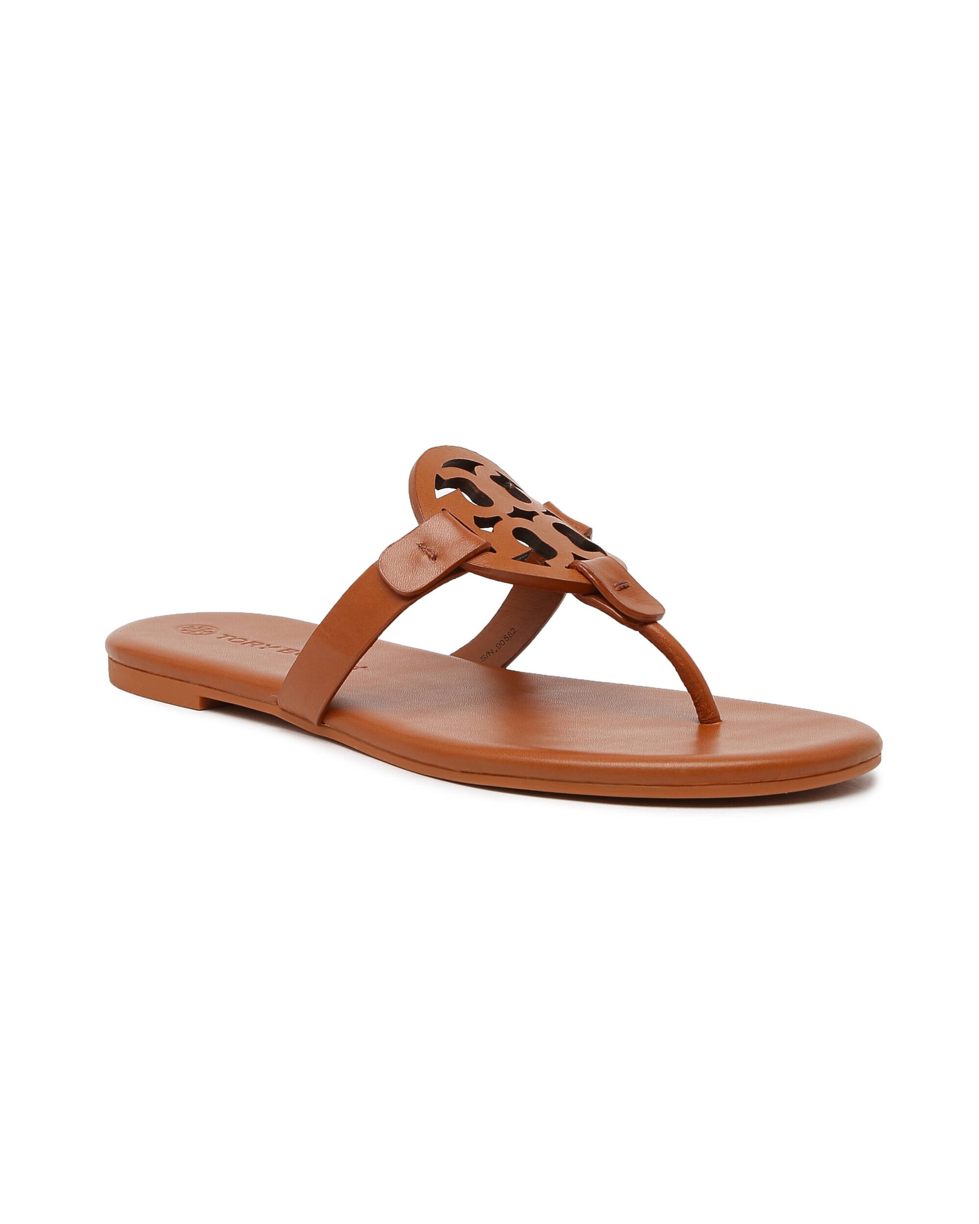 Tory Burch De piele flip flops Miller