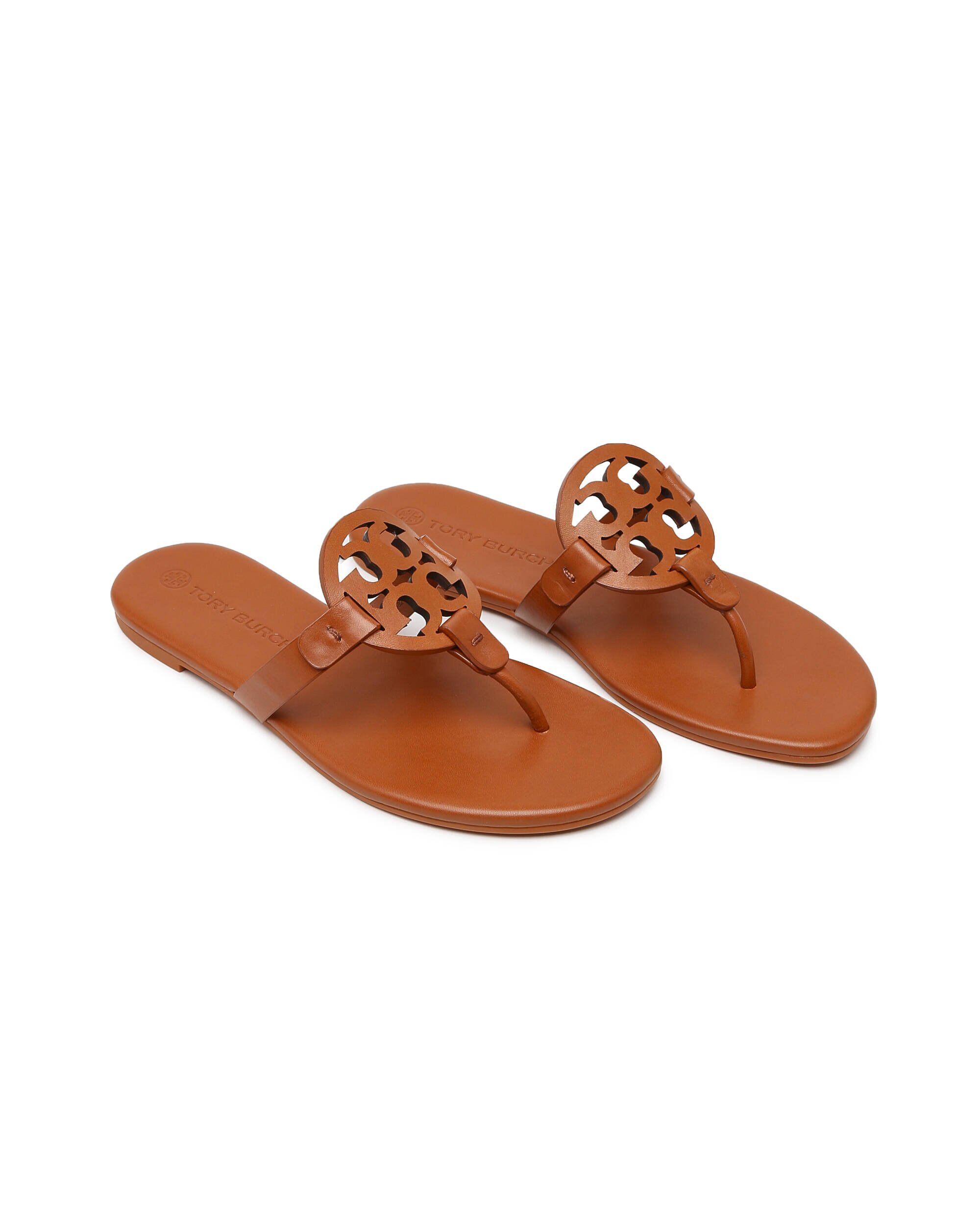 Tory Burch De piele flip flops Miller