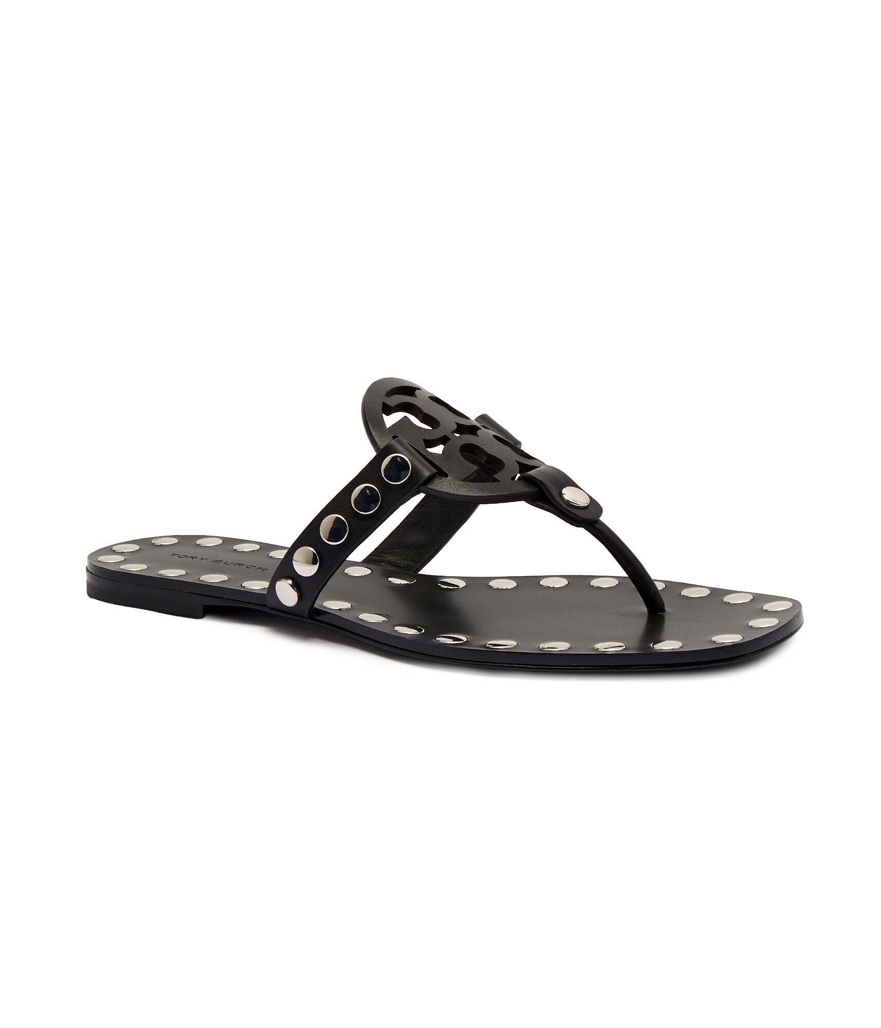 Tory Burch De piele flip flops Miller