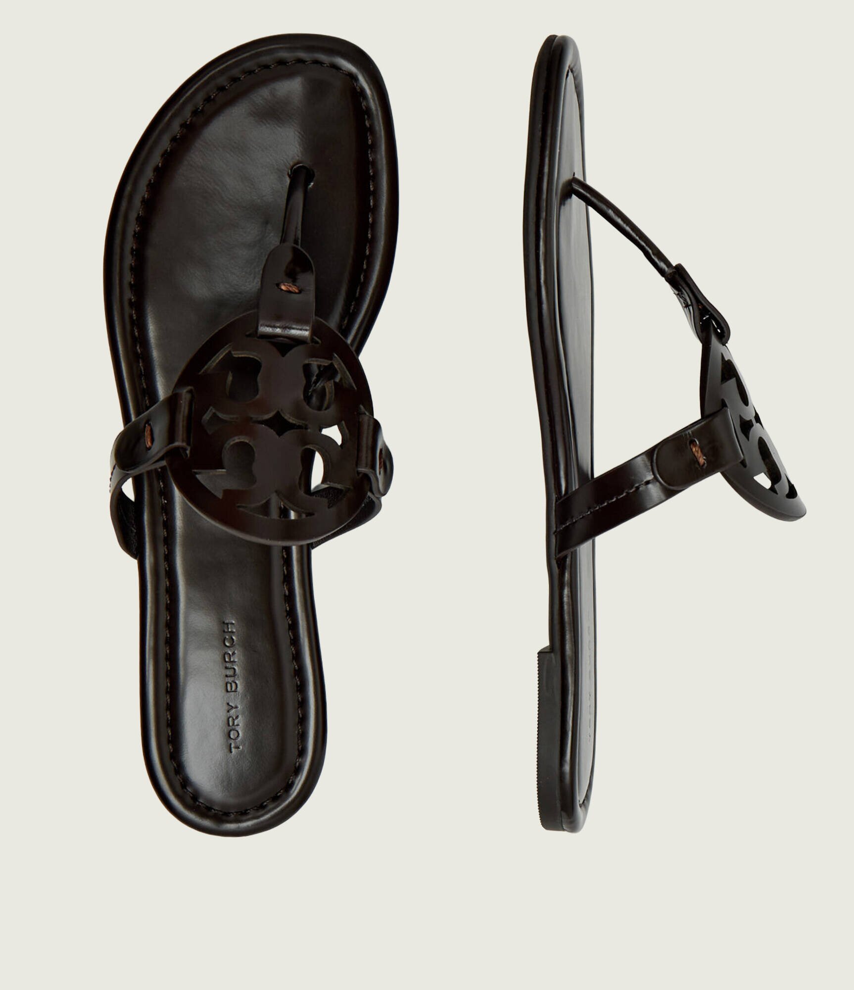 Tory Burch De piele flip flops MILLER