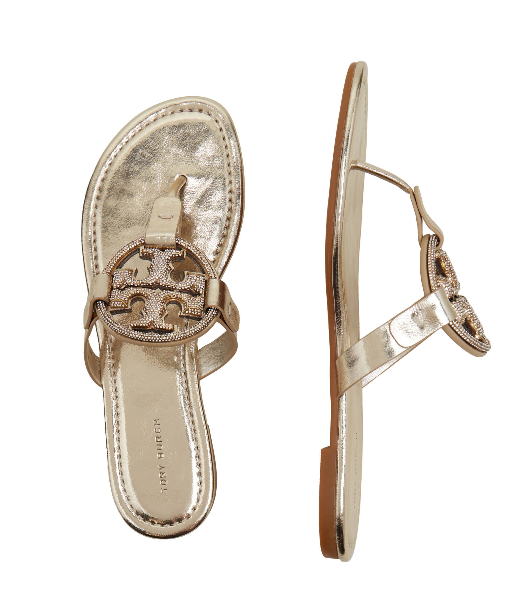 Tory Burch De piele flip flops Miller