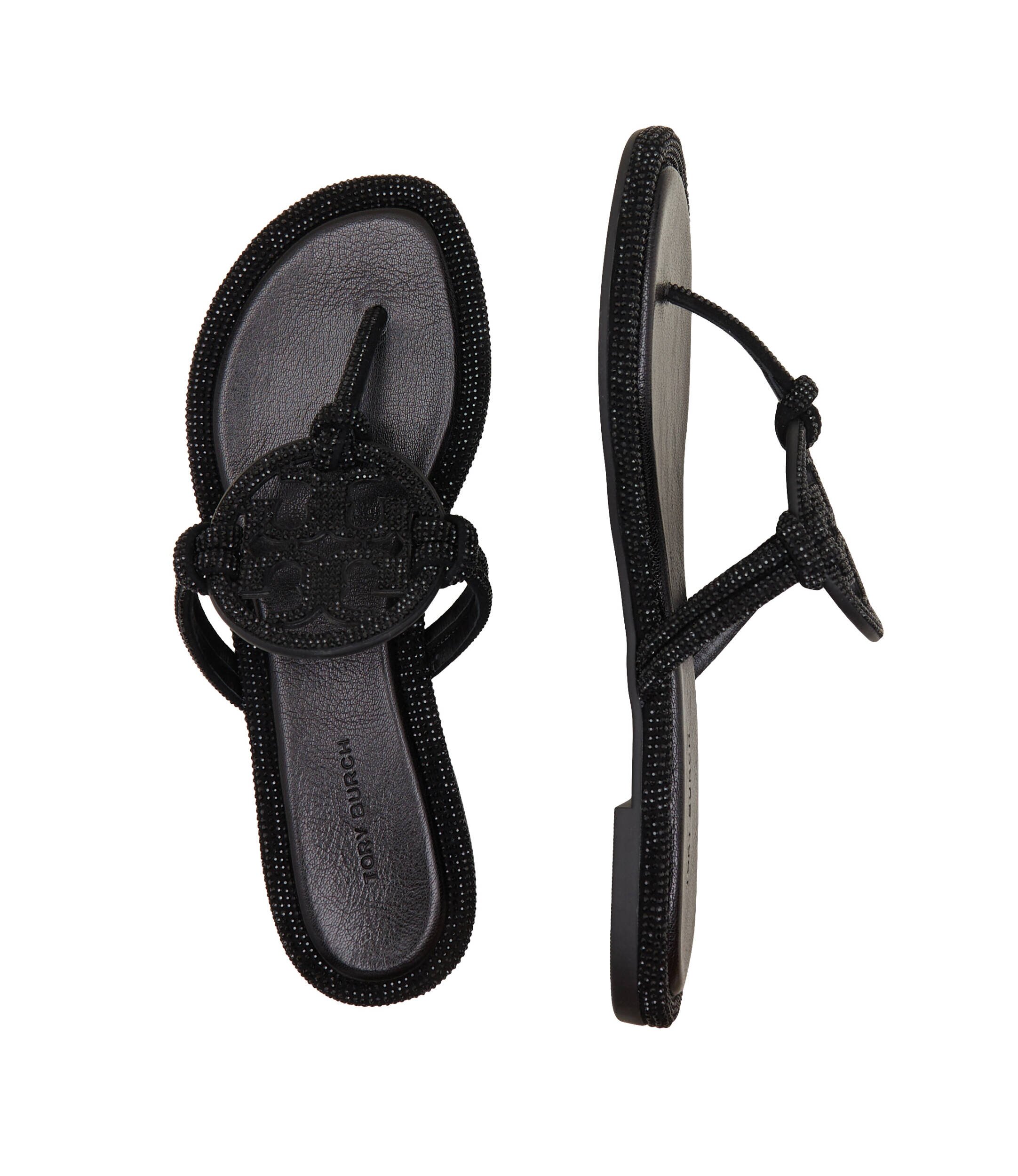 Tory Burch De piele flip flops Miller