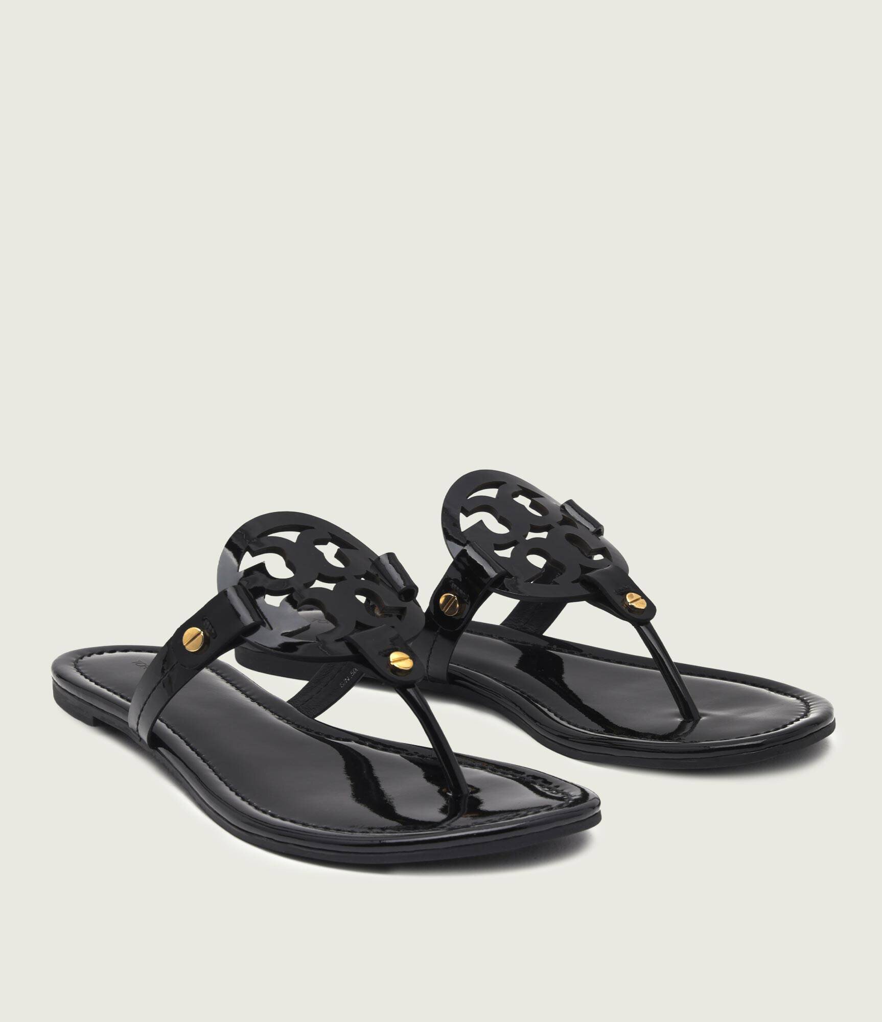 Tory Burch De piele flip flops Miller