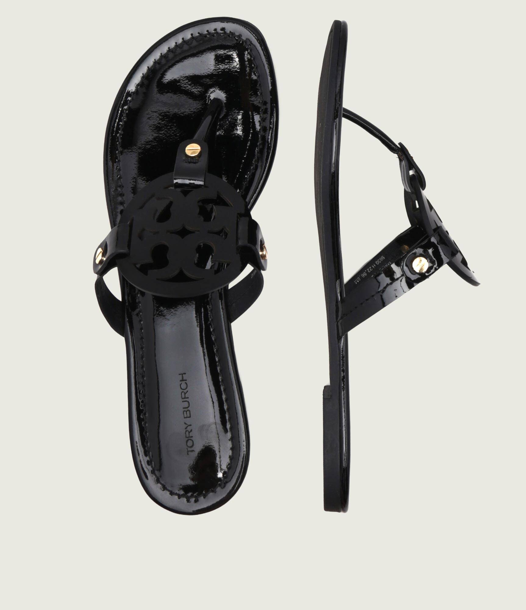 Tory Burch De piele flip flops Miller