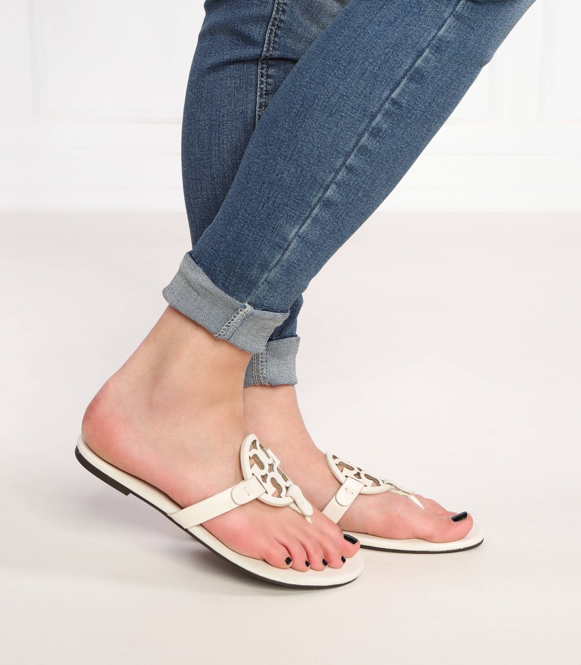 Tory Burch De piele flip flops Miller