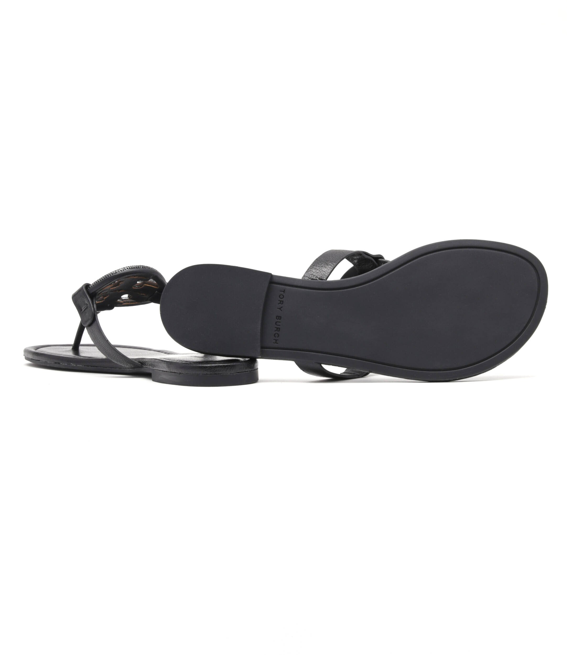 Tory Burch De piele flip flops Miller Pave