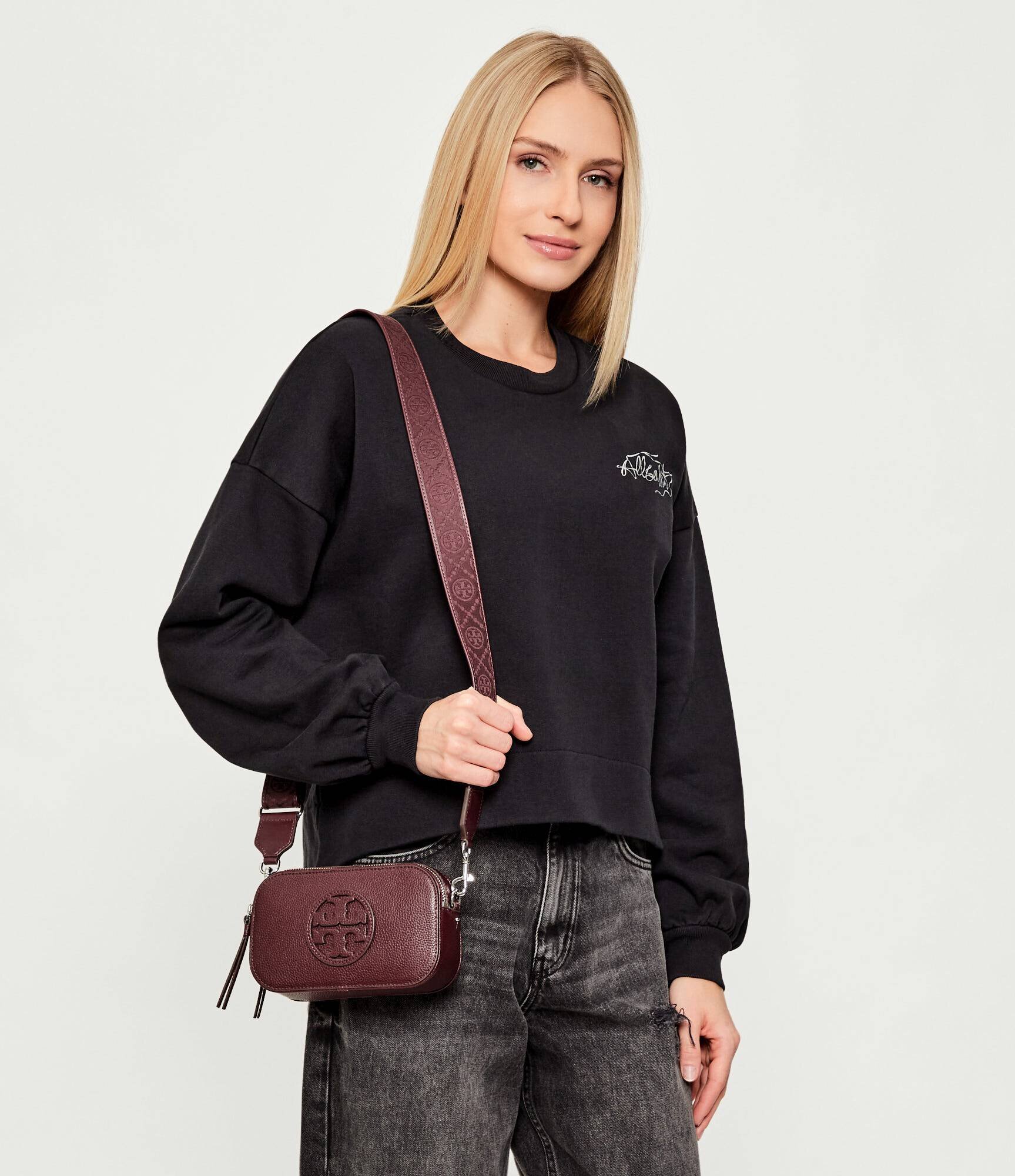 Tory Burch De piele geantă poștaș Miller Mini