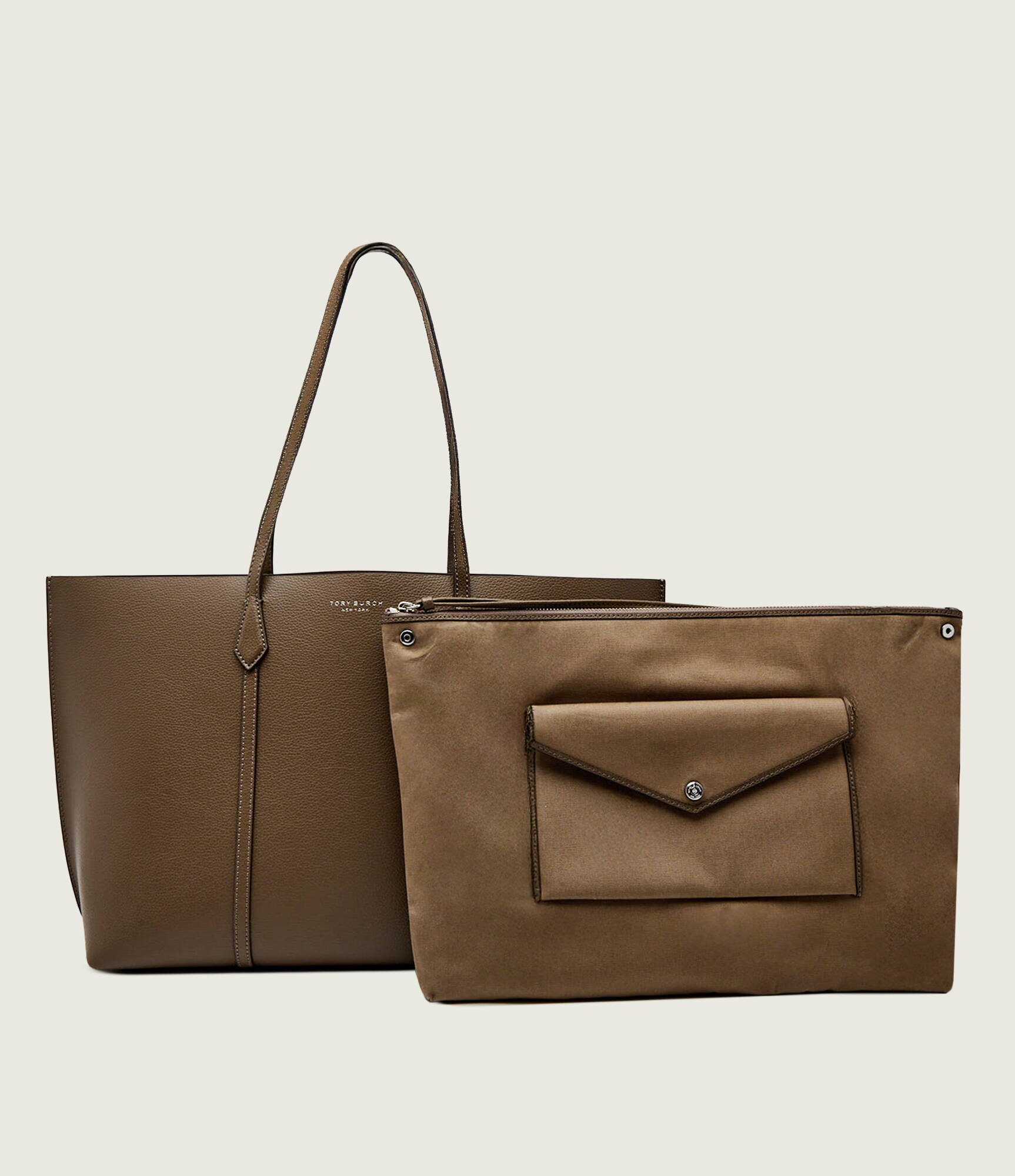 Tory Burch De piele geantă shopper + borsetă Perry