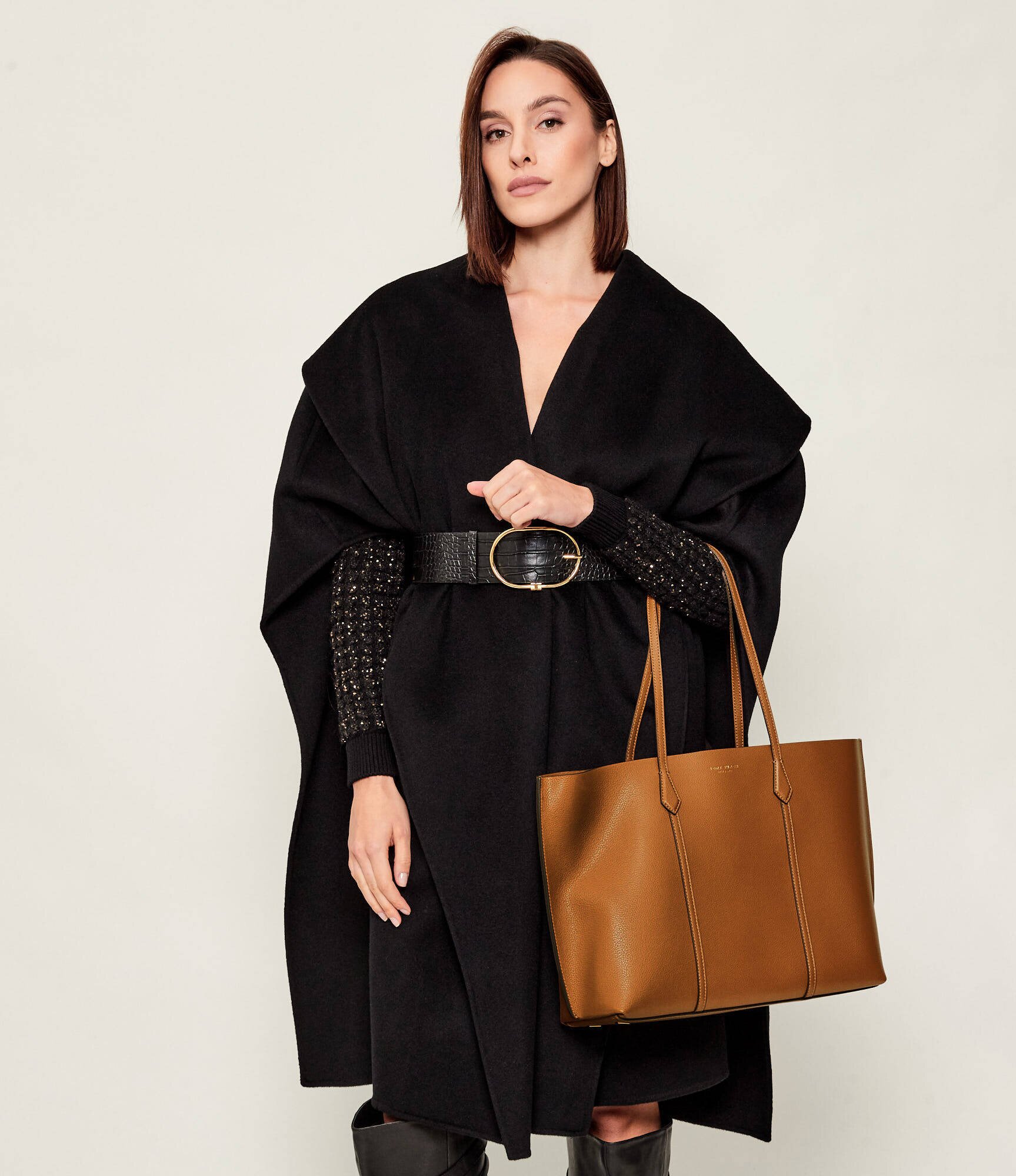 Tory Burch De piele geantă shopper Perry