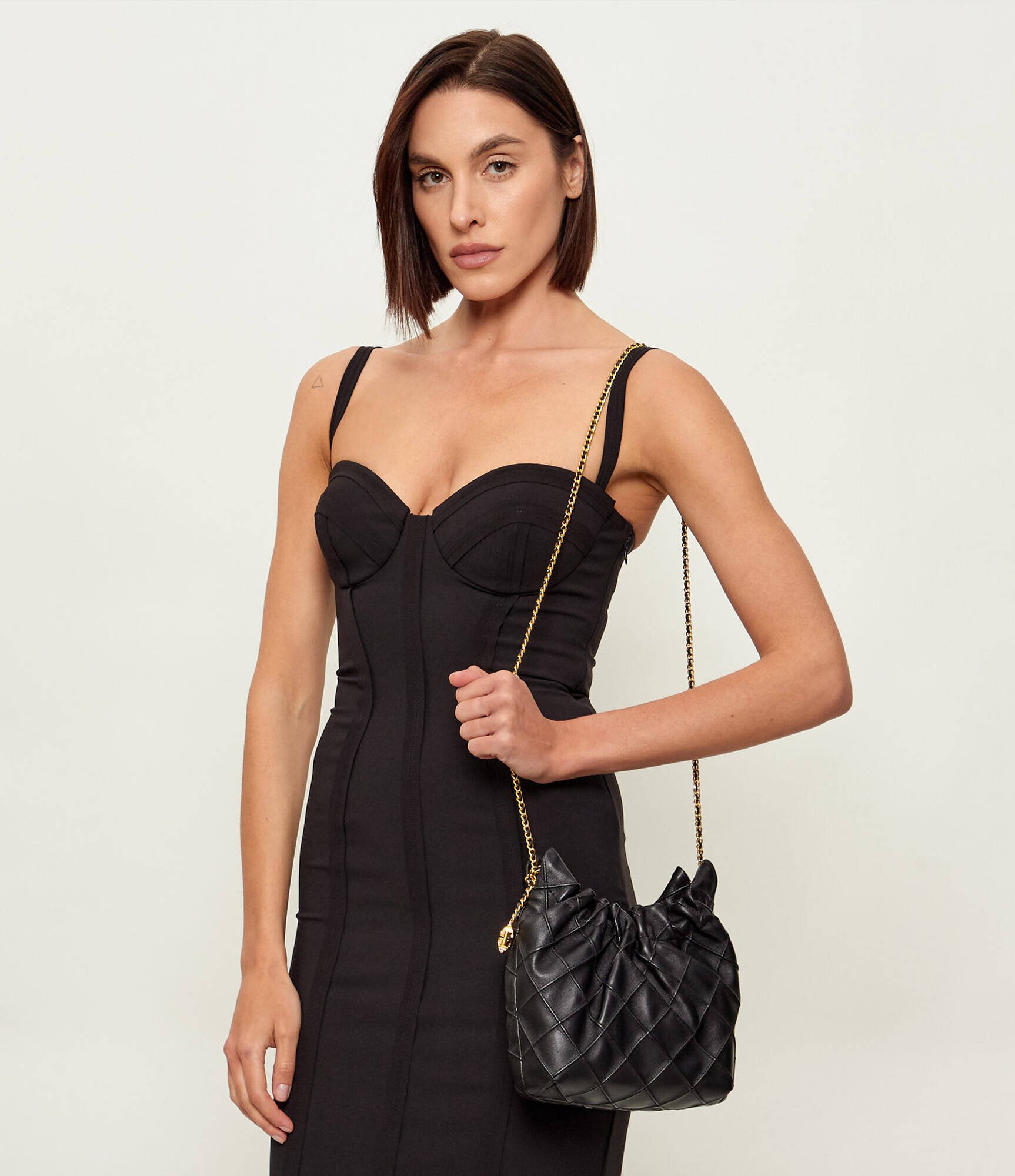 Tory Burch De piele hobo Fleming Mini